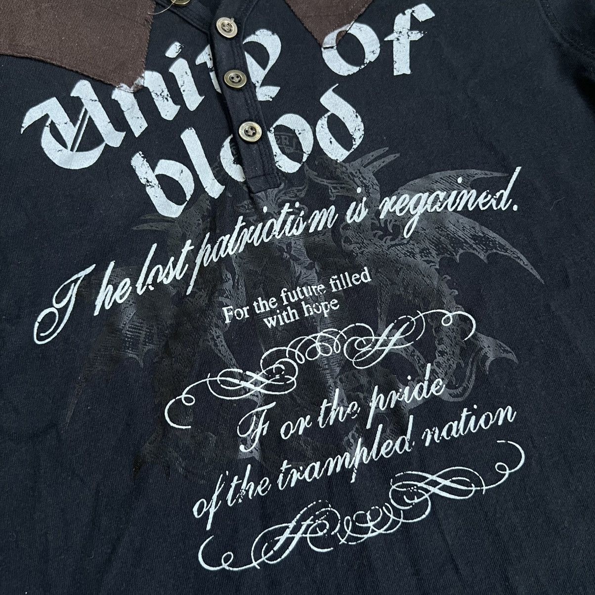 Japanese Brand 2000s Calm Flow Western Poem gothic T-Shirt Size US M / EU 48-50 / 2 - 5 Thumbnail