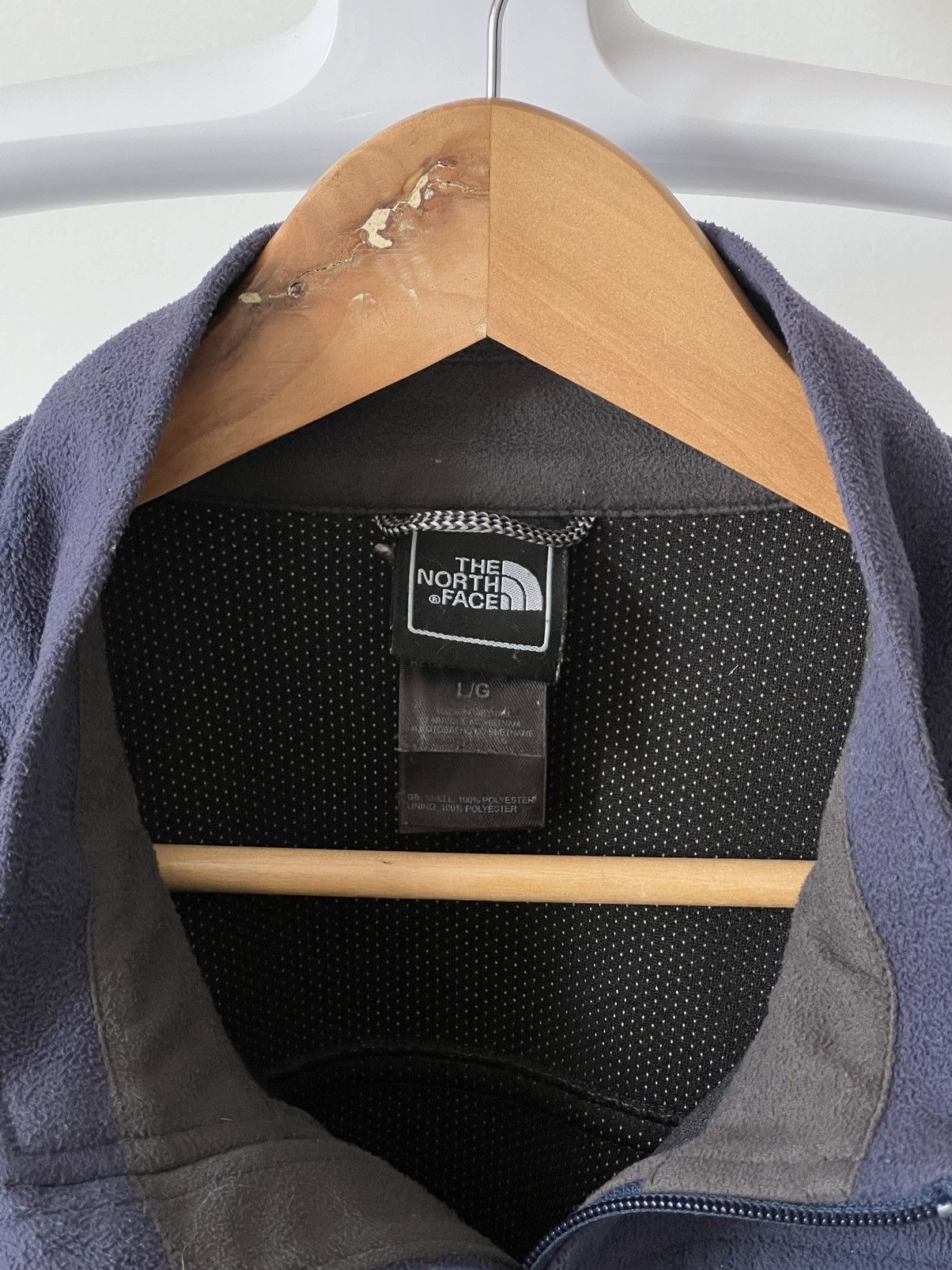 The North Face × Vintage The North Face vintage fleece windwall zip up jacket Size US L / EU 52-54 / 3 - 5 Thumbnail