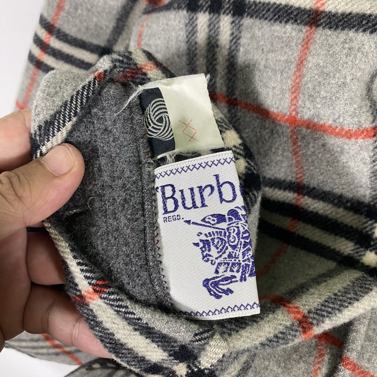 Burberry Prorsum Vintage Burberrys Reversible Wool Button Jacket Size M / US 6-8 / IT 42-44 - 9 Thumbnail