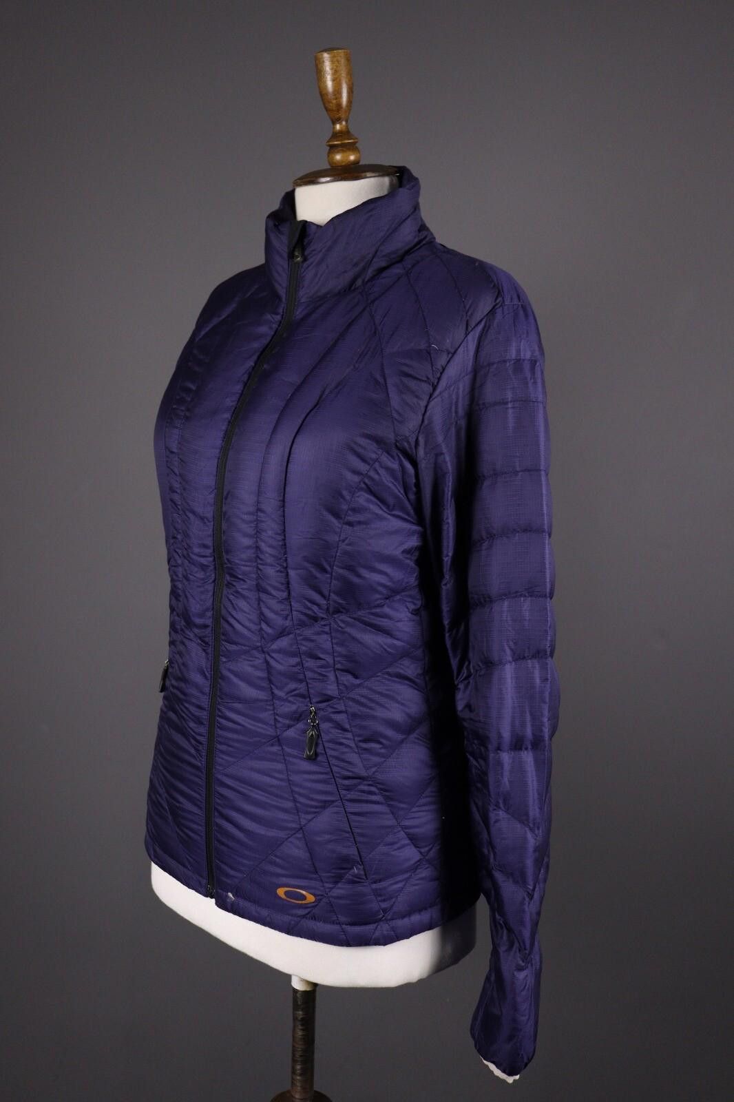 Oakley Oakley Regular Fit Blue Full Zip Quilted Down Jacket Size Size S / US 4 / IT 40 - 7 Thumbnail