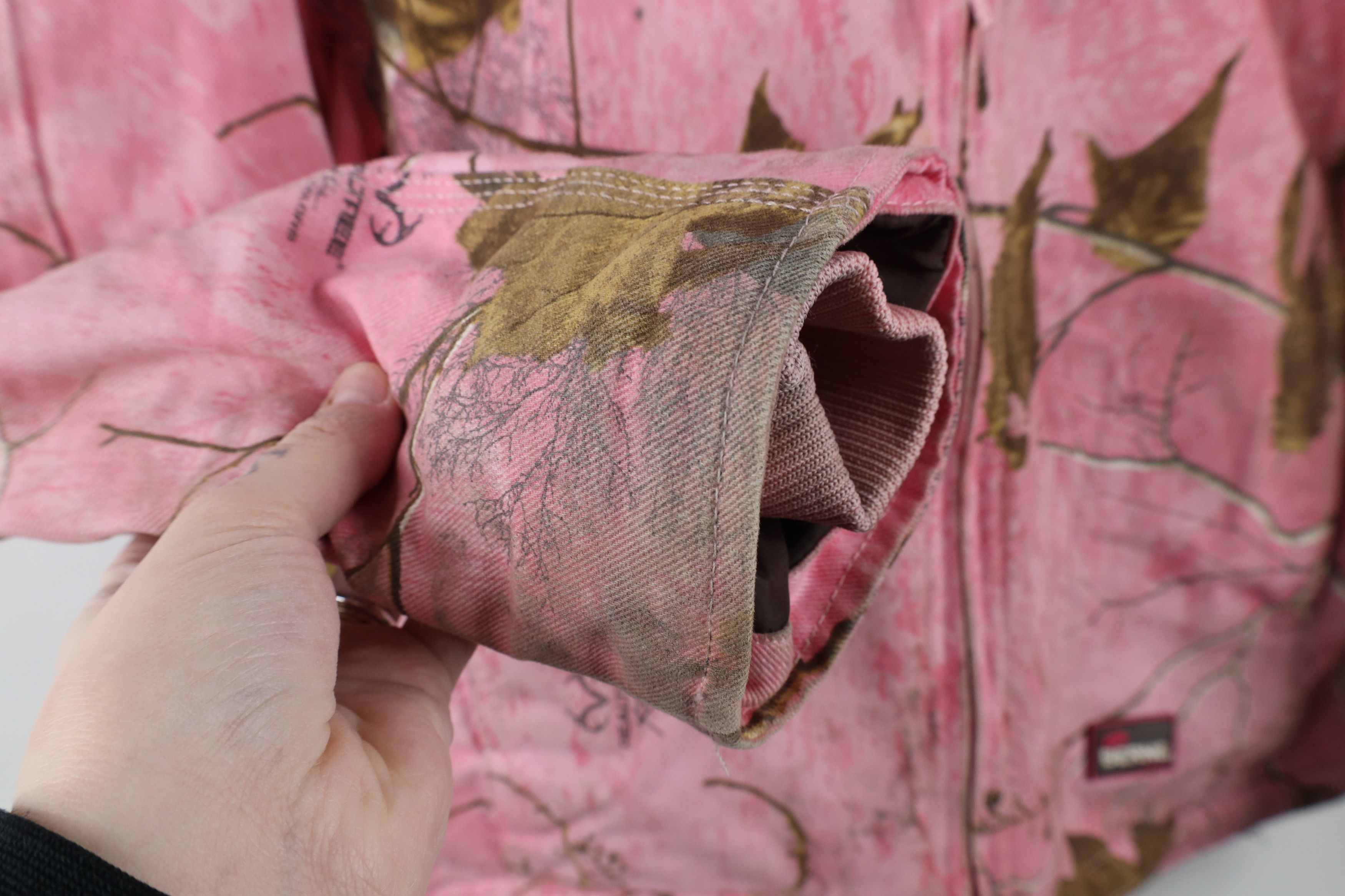 Vintage Vintage Streetwear Fleece Lined Pink Camouflage Jacket Size S / US 4 / IT 40 - 9 Thumbnail