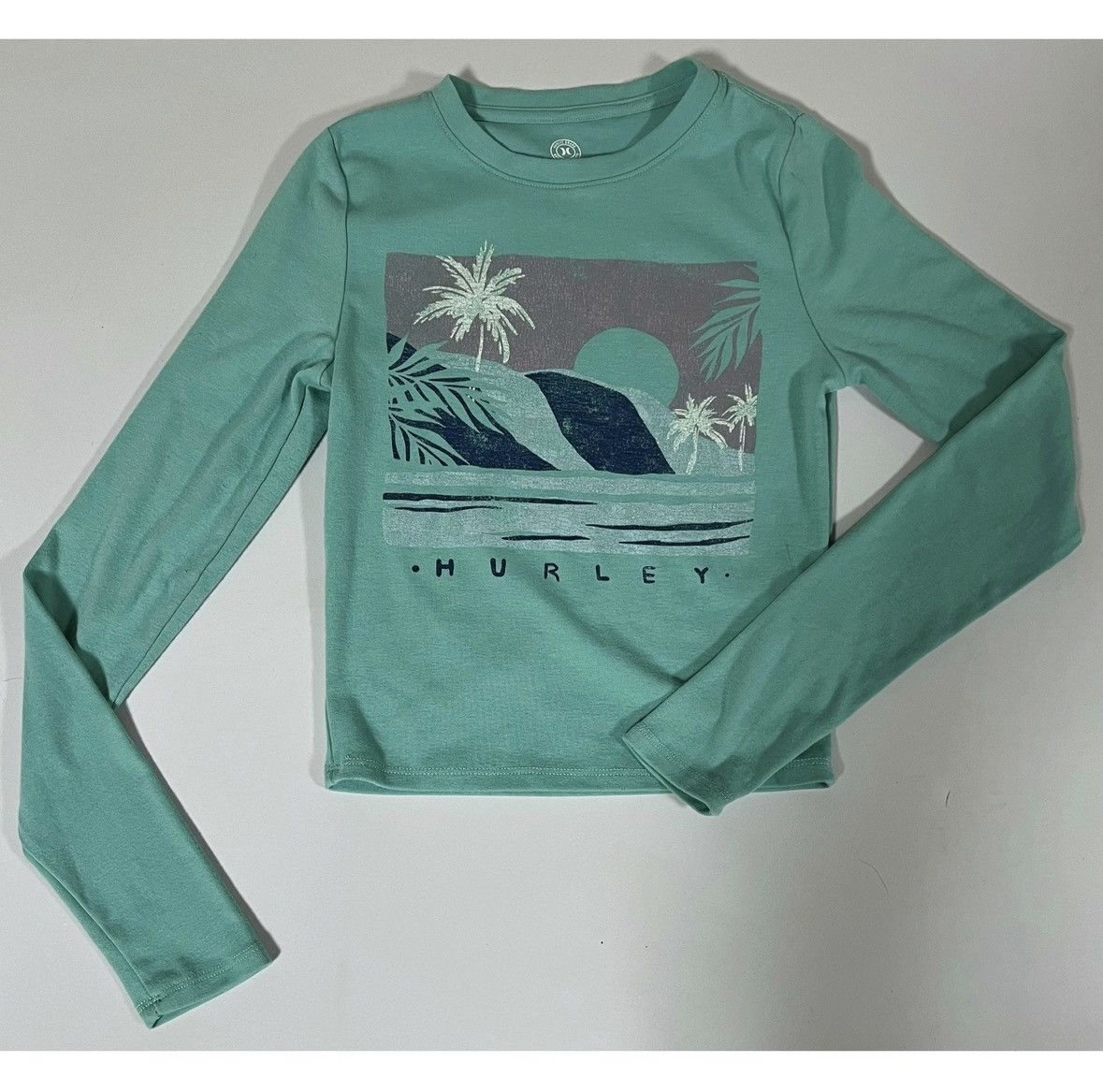 Hurley Hurley Aqua Green Beach Logo Graphic Shirt Top Tee Size S 🏄‍♂️✨ Size US S / EU 44-46 / 1 - 1 Thumbnail