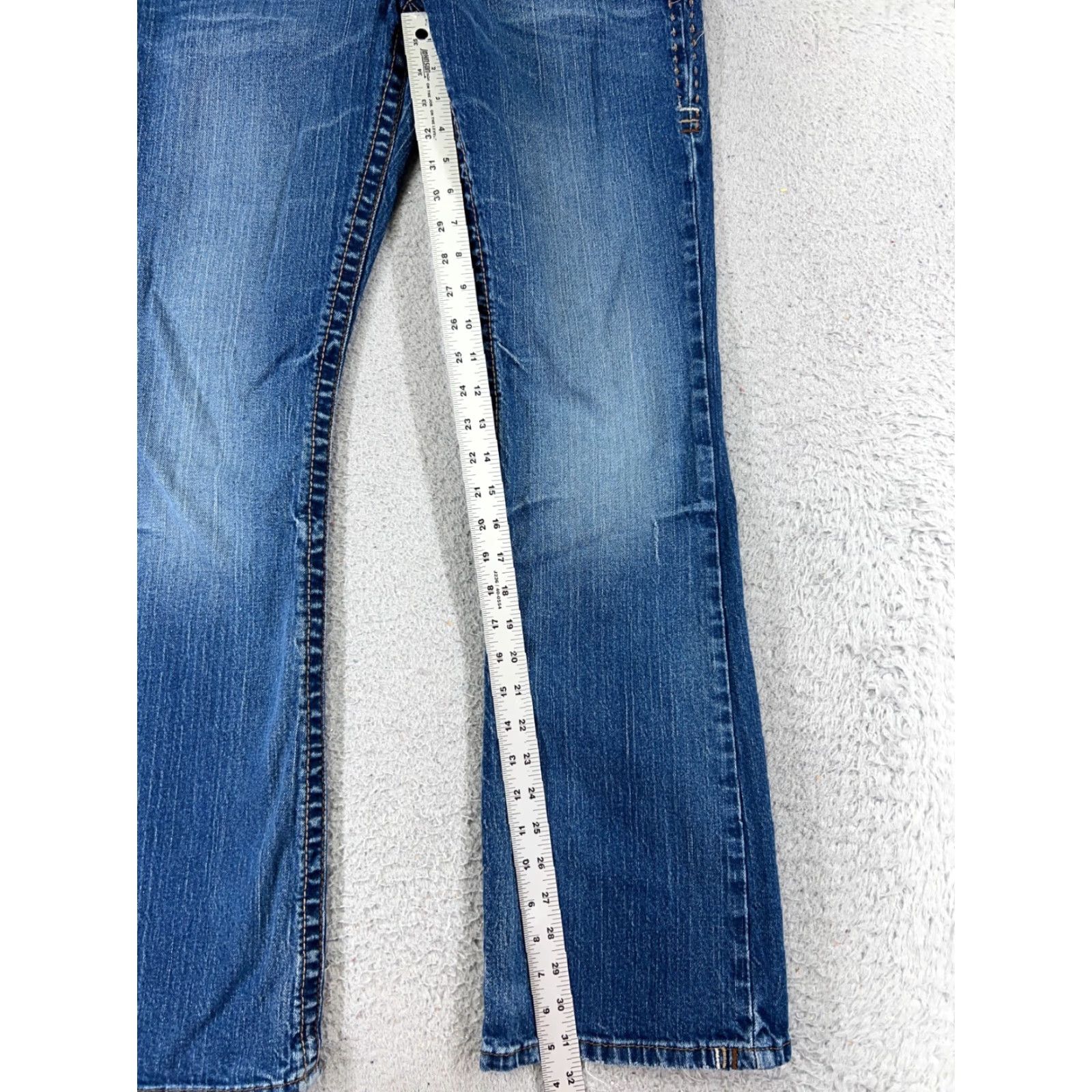 Vintage Cruel Girl Jeans Women 9 Bootcut Denim Blue 30x32 Embroidered Stretch Pockets Womens Size 30" / US 8 / IT 44 - 7 Thumbnail