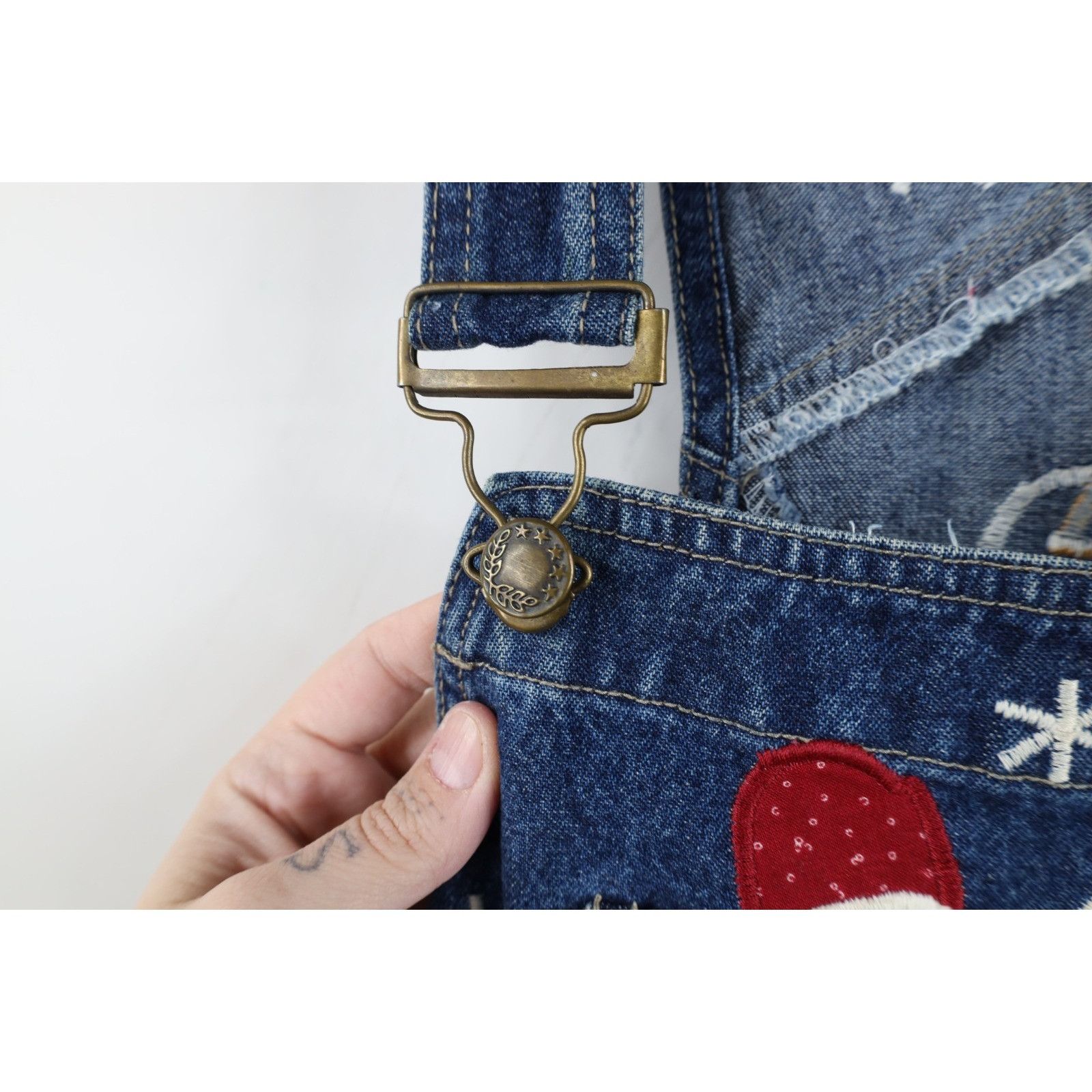 Vintage Vintage 90s Streetwear Womens Large Christmas Snowman Denim Size 30" / US 8 / IT 44 - 11 Thumbnail