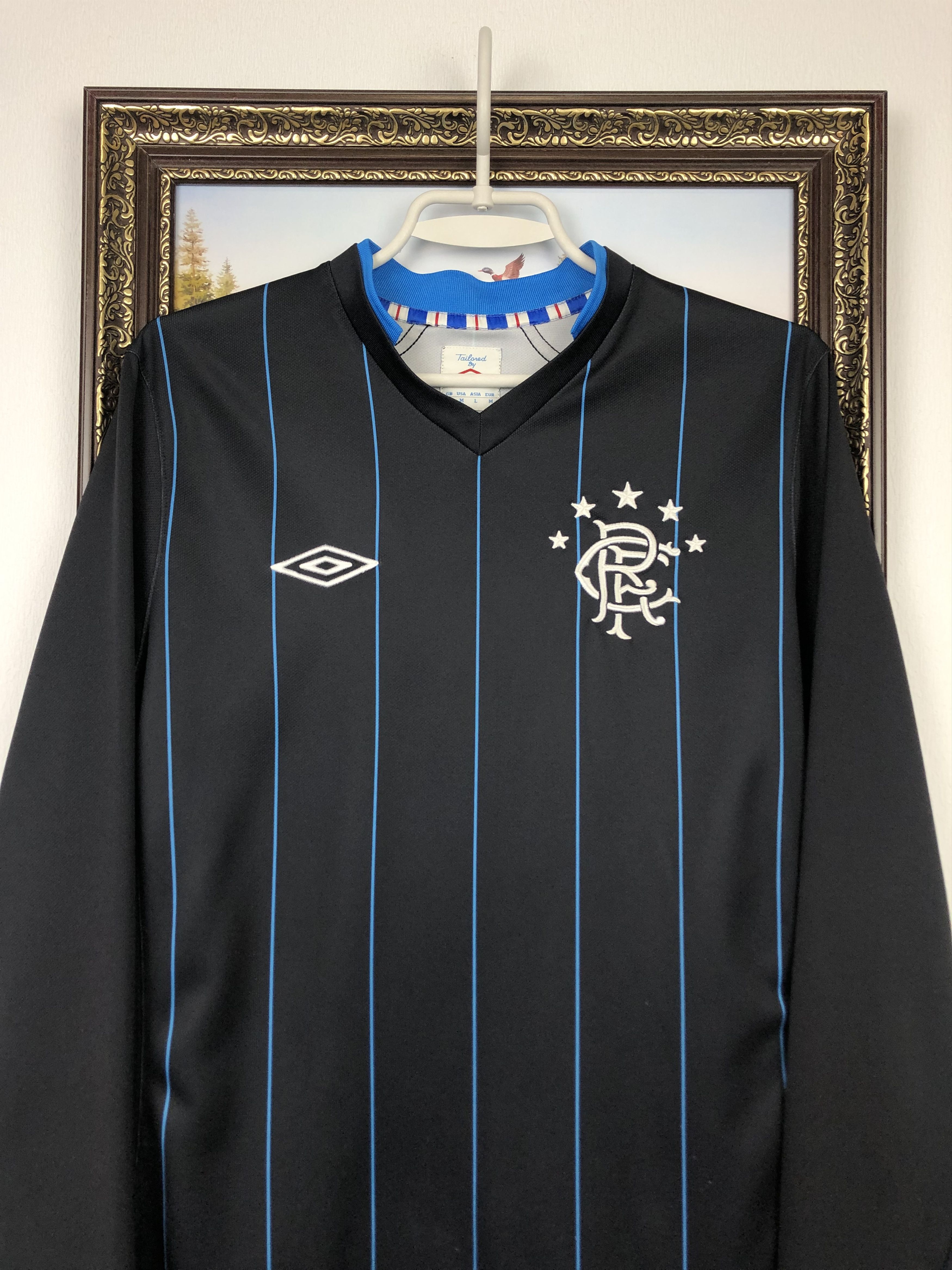 Vintage Rangers football shirt 2012 Soccer Umbro Long Sleeve Jersey Size US M / EU 48-50 / 2 - 2 Thumbnail
