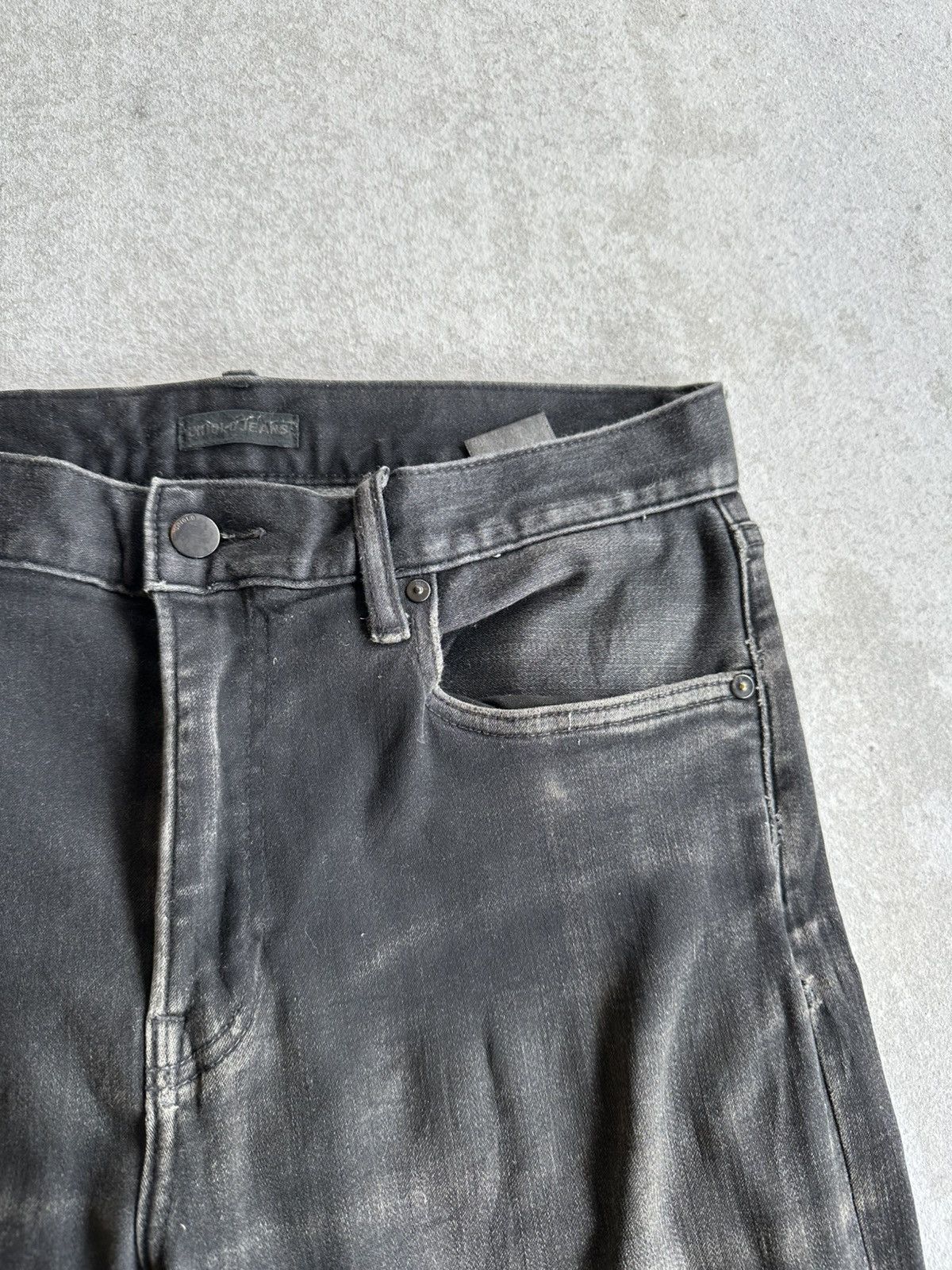 Japanese Brand UNIQLO Japan Jeans Heattech Black Pants W31 L31 Size US 31 - 4 Thumbnail
