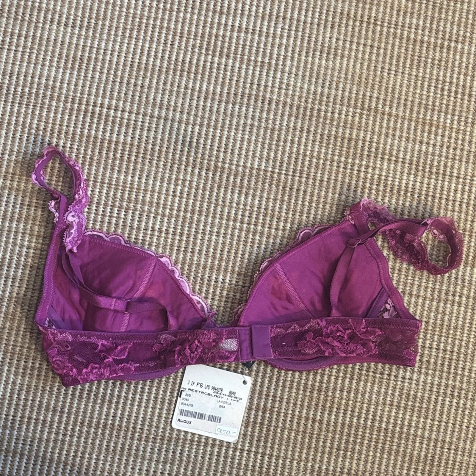 La Perla NWT La Perla Magenta Lace Bra size 36B Size ONE SIZE - 6 Thumbnail