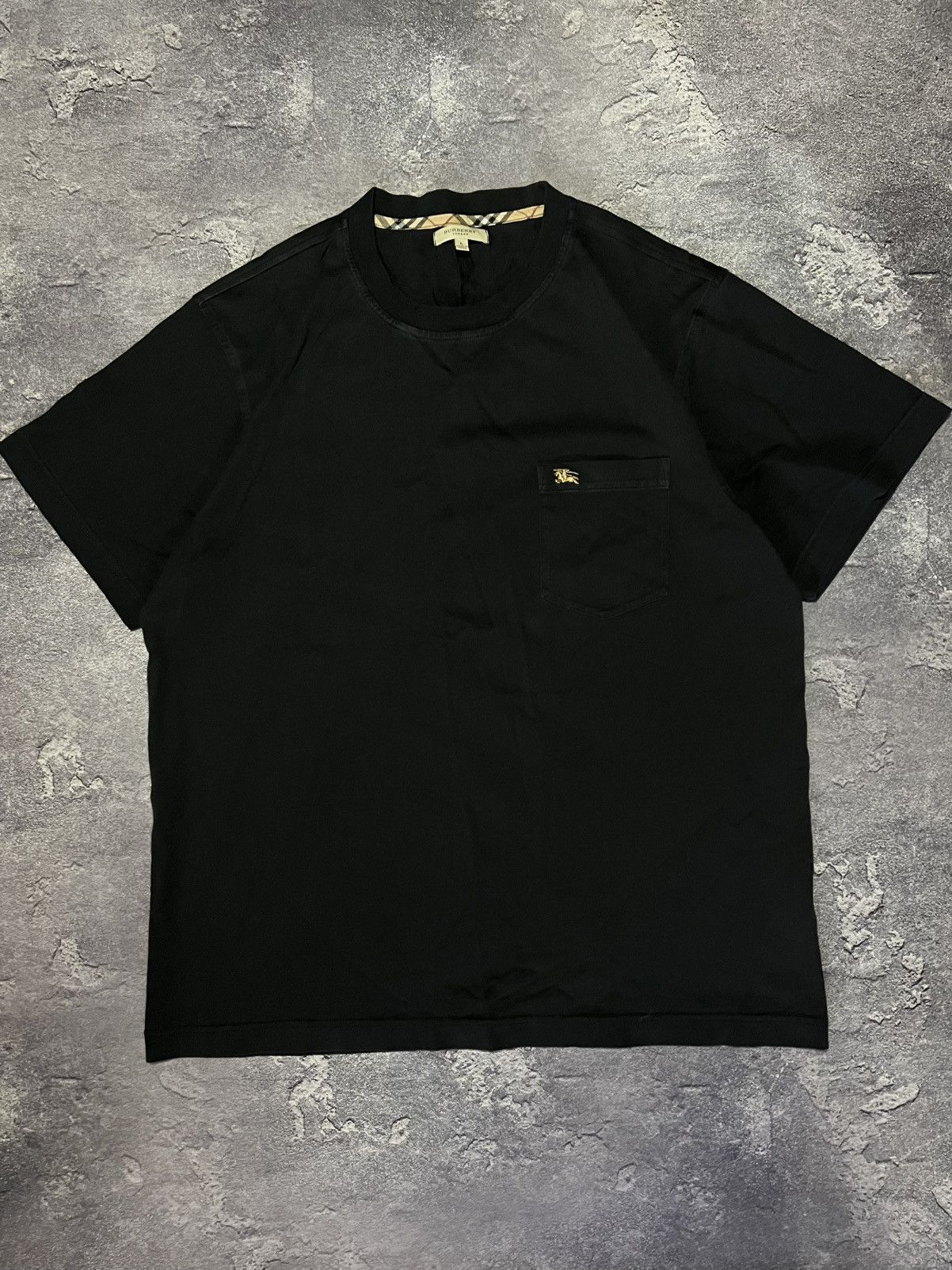 Burberry Prorsum Burberry London Pocket Tee Streetweat Vintage Men Size L Size US L / EU 52-54 / 3 - 1 Thumbnail
