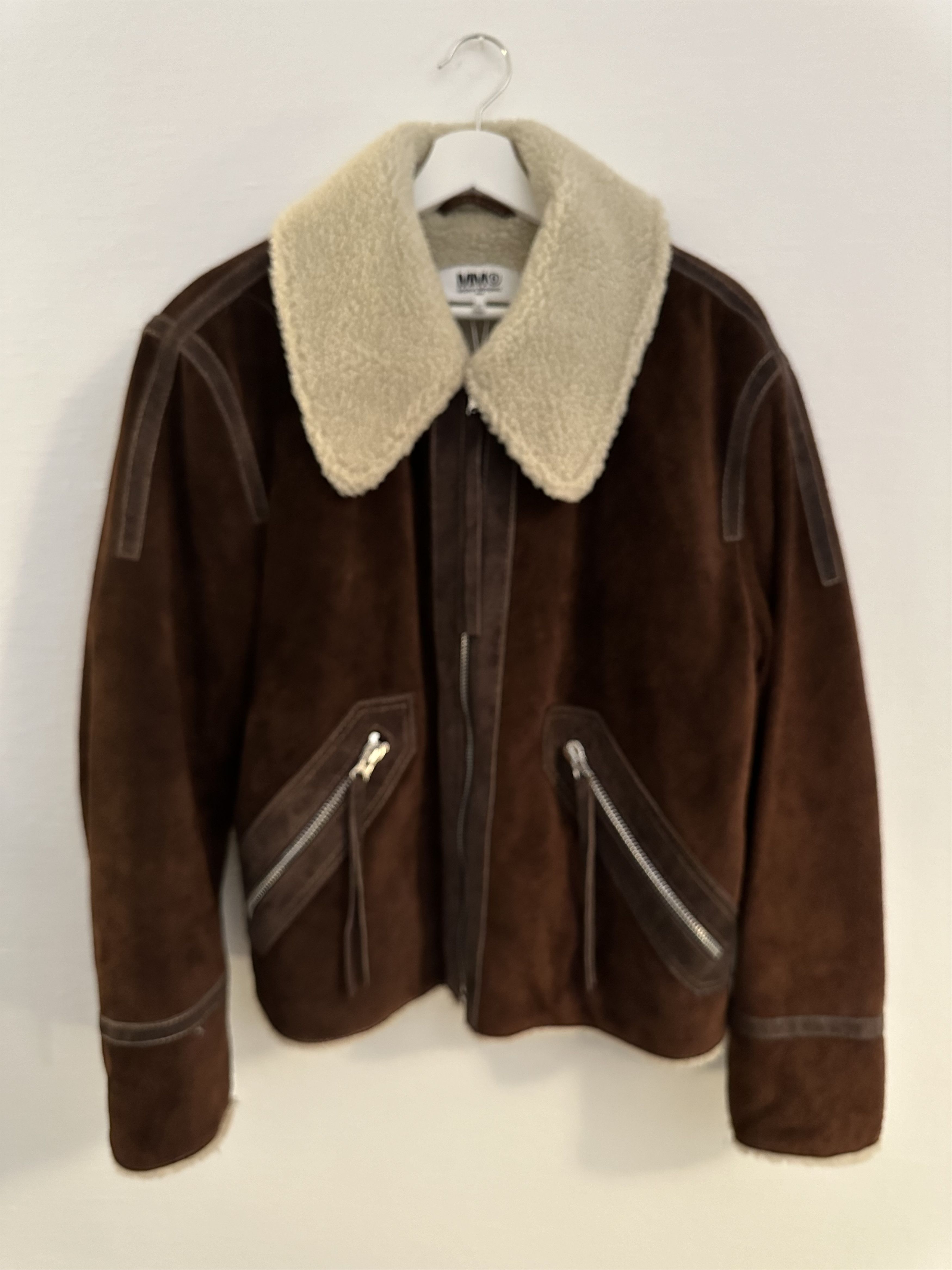 MM6 MM6 Leather Jacket, brown, IT 42 Size M / US 6-8 / IT 42-44 - 4 Thumbnail
