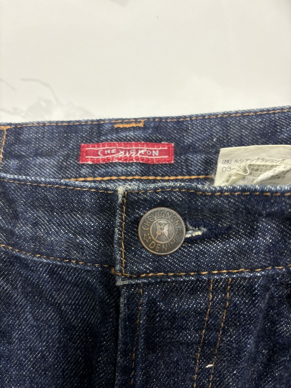 Chevignon VINTAGE CHEVIGNON FLARED BLUE DISTRESSED DENIM BOOTCUT JEANS Size 28" / US 6 / IT 42 - 9 Thumbnail