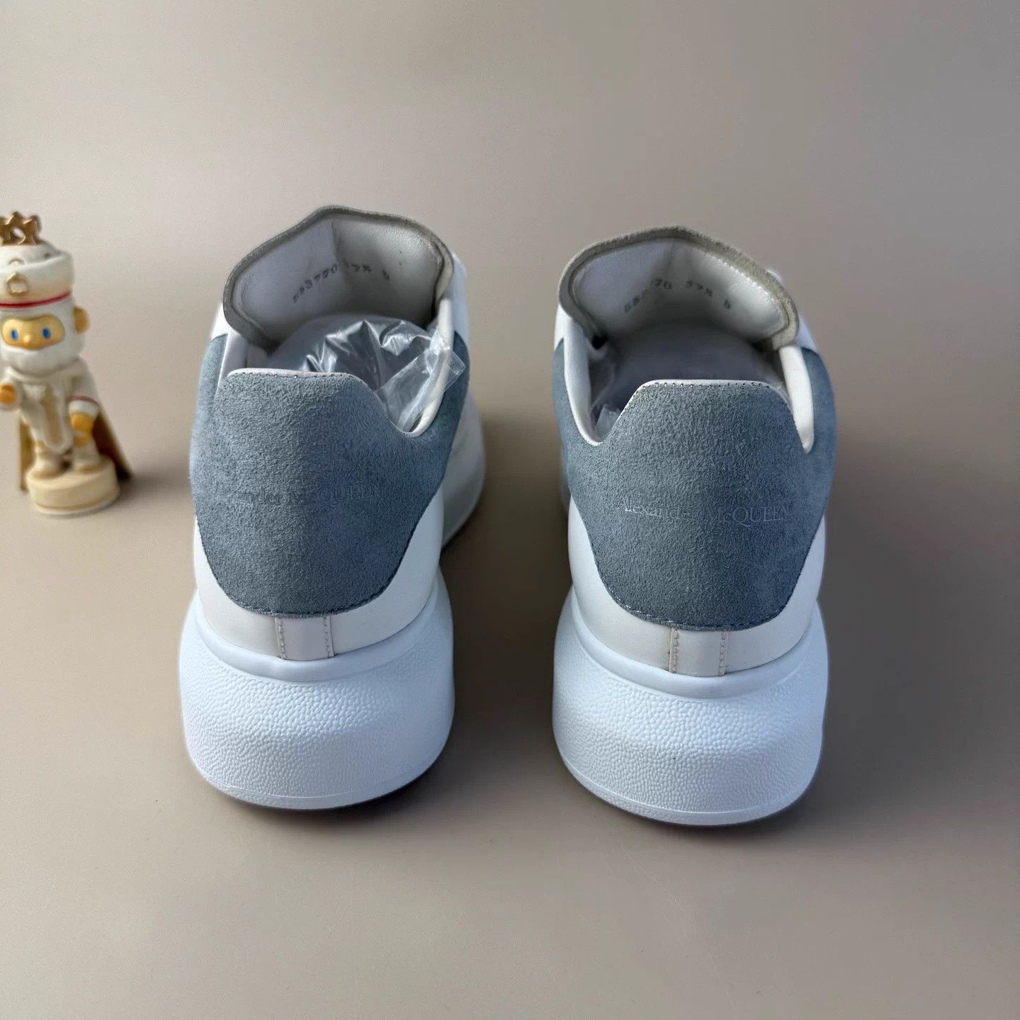 Alexander McQueen Alexander McQueen haze blue suede chunky casual sneakers Size US 6.5 / IT 36.5 - 3 Thumbnail