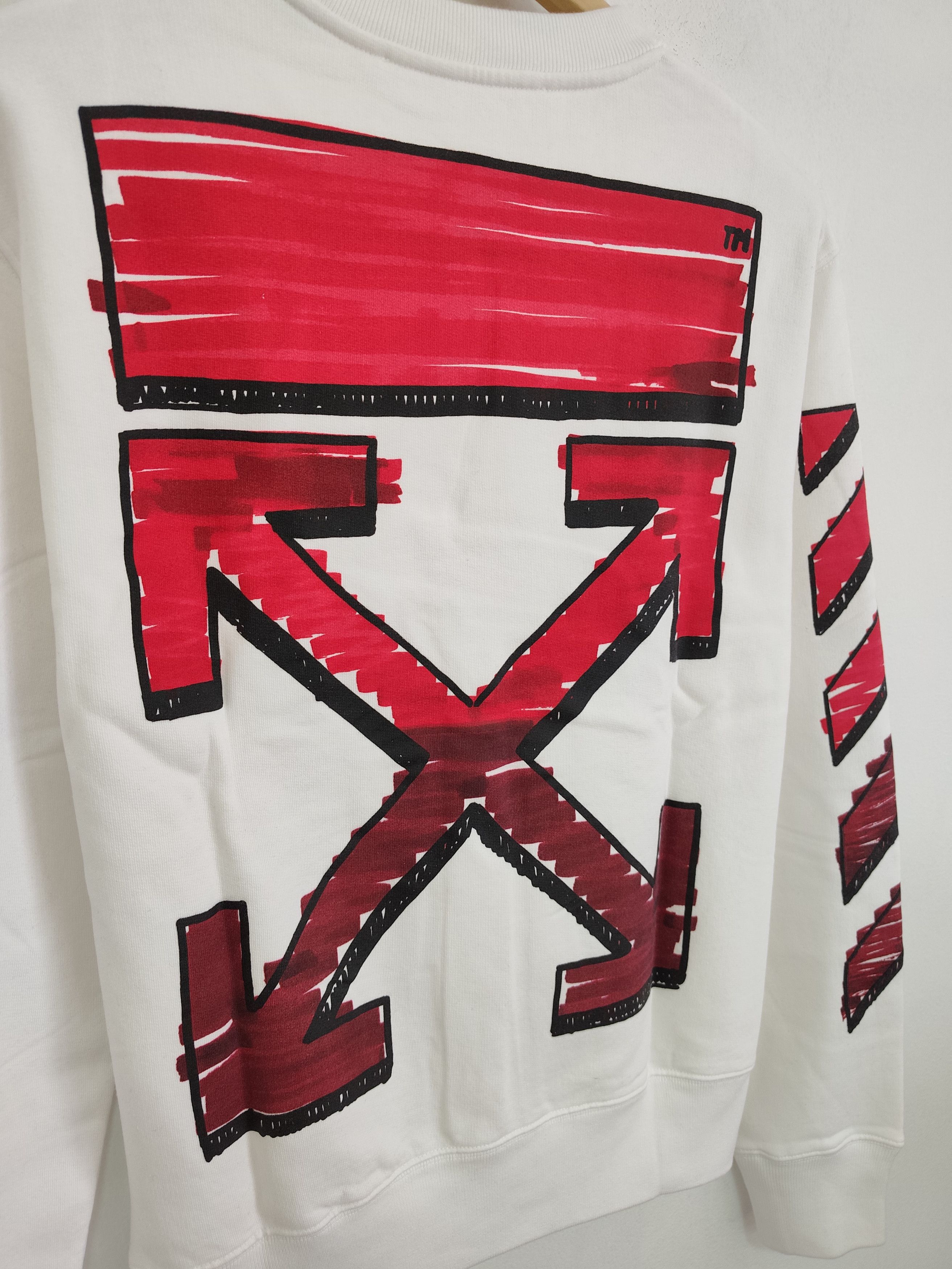 Off-White Off-White "Marker Arrows Crewneck" Size US M / EU 48-50 / 2 - 4 Thumbnail