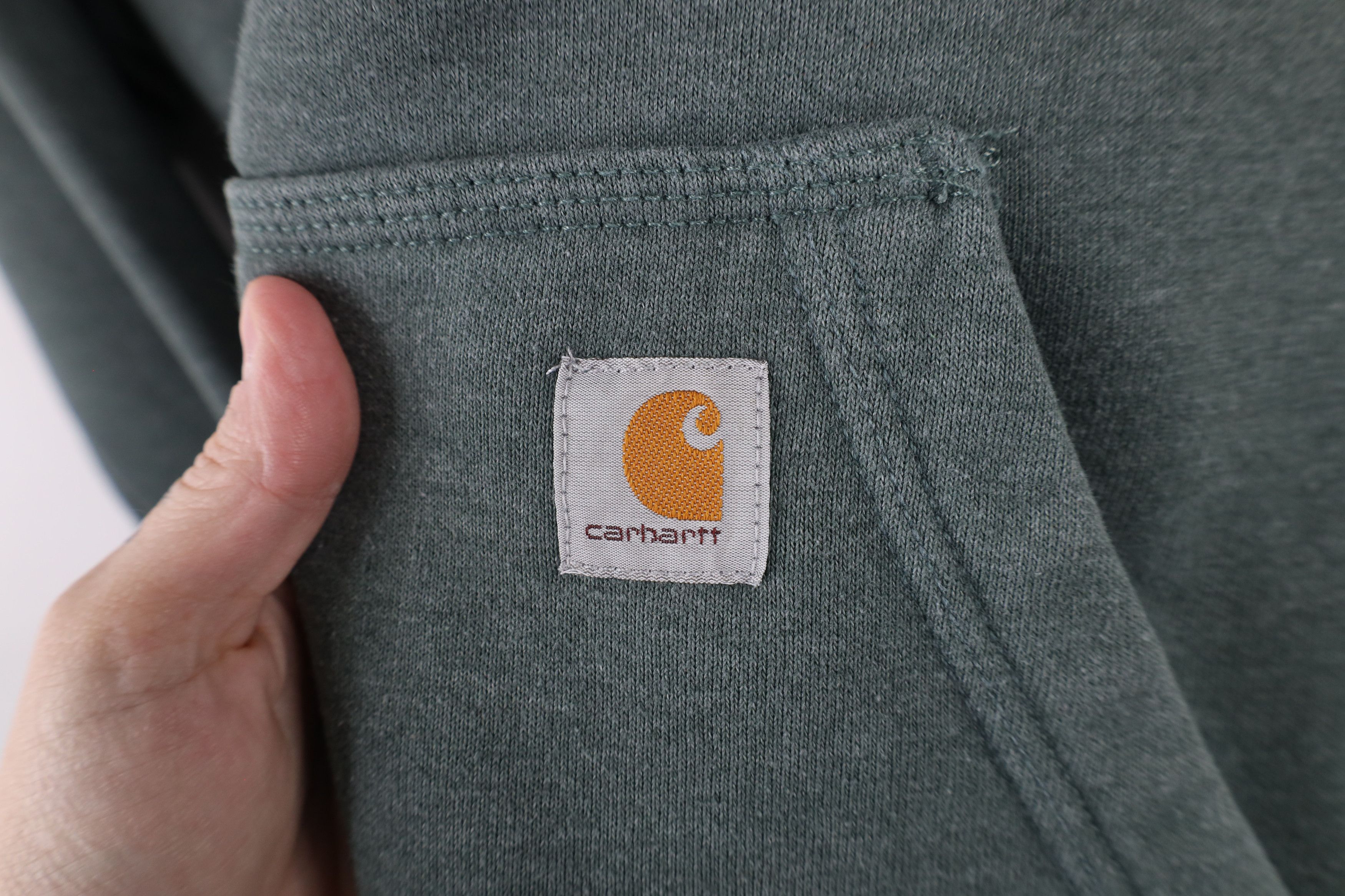 Carhartt × Vintage Vintage Y2K Carhartt Spell Out Mountains Hoodie Sweatshirt Size XL / US 12-14 / IT 48-50 - 5 Thumbnail