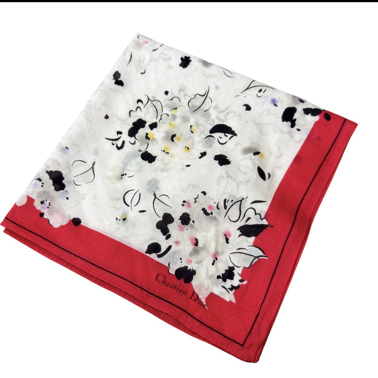 Christian Dior Monsieur 🔥 Handkerchief | Neckerchief | Bandana | Pocket-square | Size ONE SIZE - 2 Thumbnail