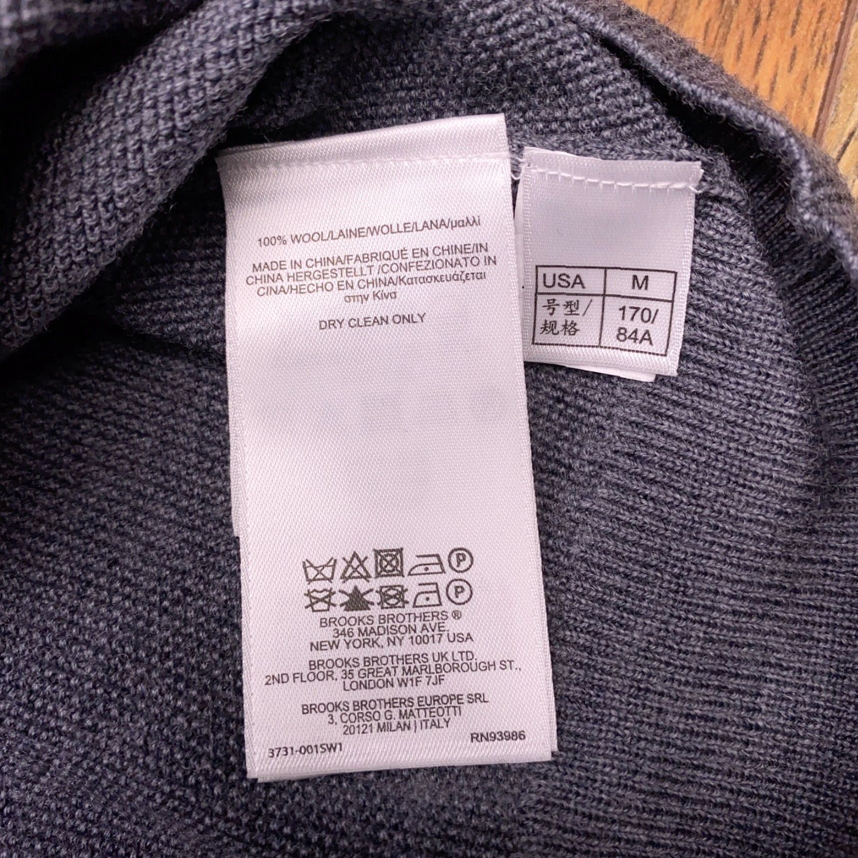 Brooks Brothers Brooks Brothers Sweater Womens Medium Gray Cable Knit Wool Pullover Crew Neck Workwear Casual Regular Buttons Winter Fall Spring Designer NWT Size M / US 6-8 / IT 42-44 - 7 Thumbnail