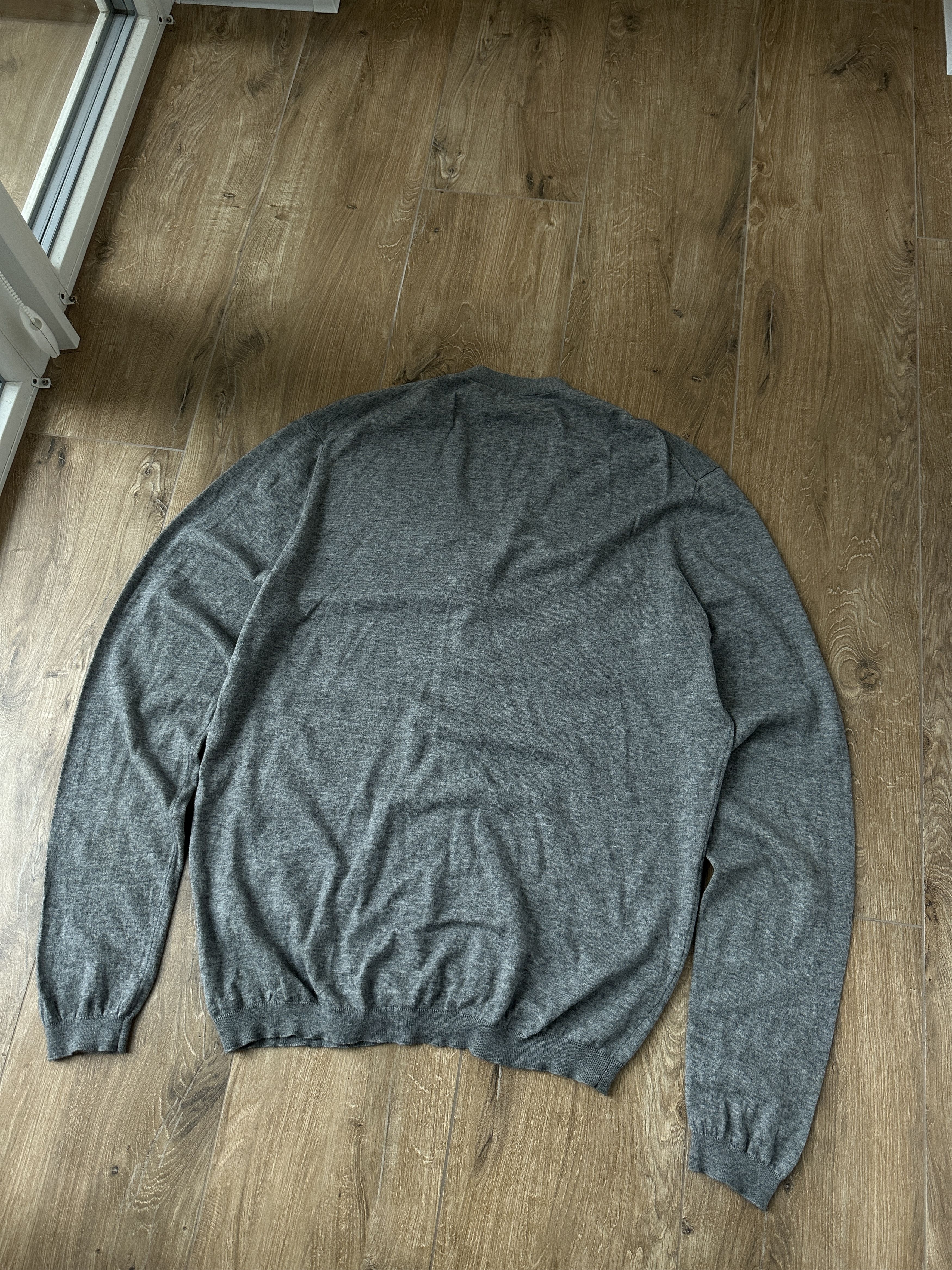 Suitsupply Suitsupply cotton cashmere men's gray Cardigan Size: XXL Size US XXL / EU 58 / 5 - 2 Thumbnail