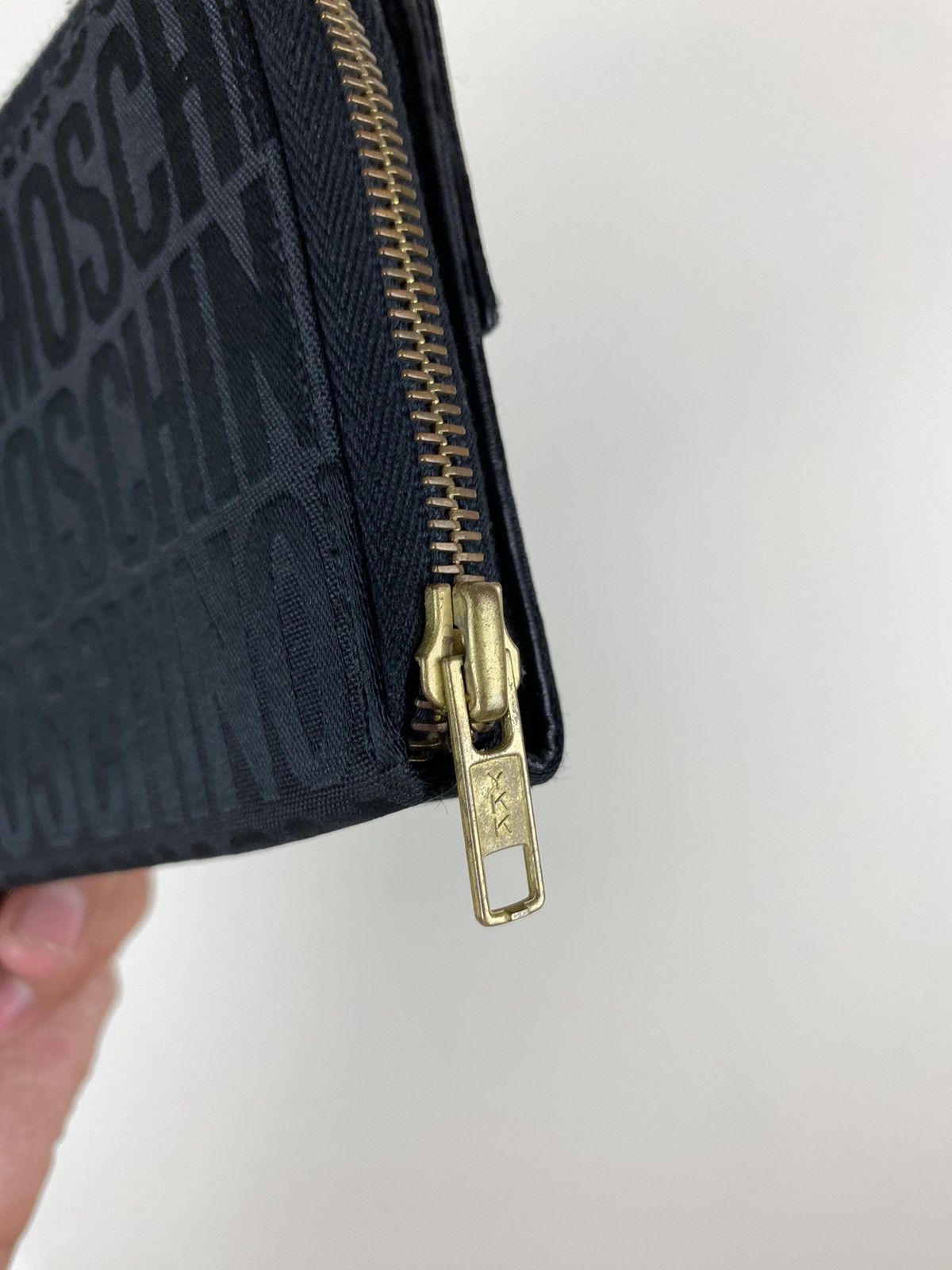 Moschino Moschino Monogram Spellout Wallet Made In Italy Size ONE SIZE - 10 Thumbnail