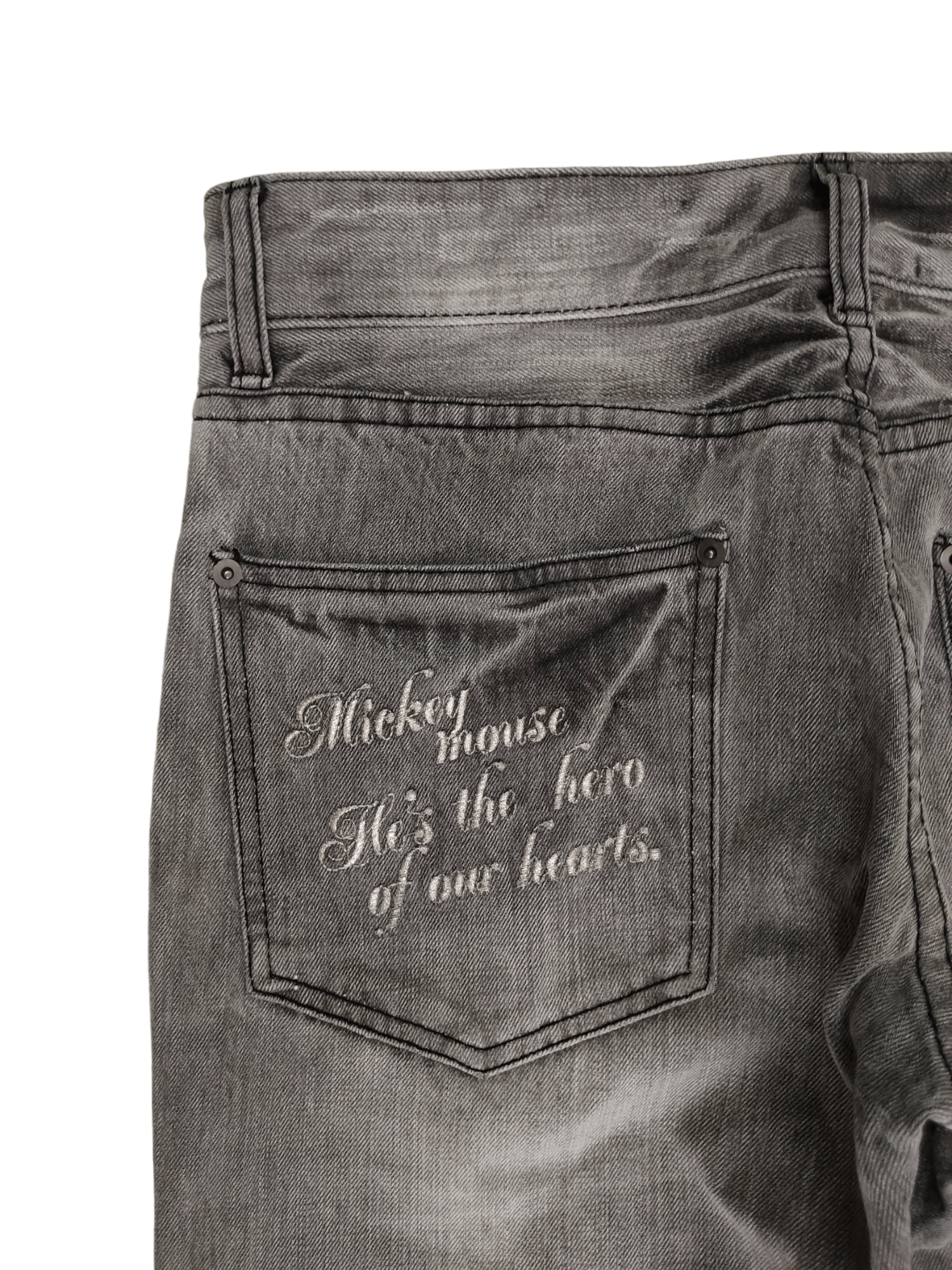 semanticdesign Semantic Design X Disney Mickey Mouse Jeans Release Hem Size US 32 / EU 48 - 14 Thumbnail