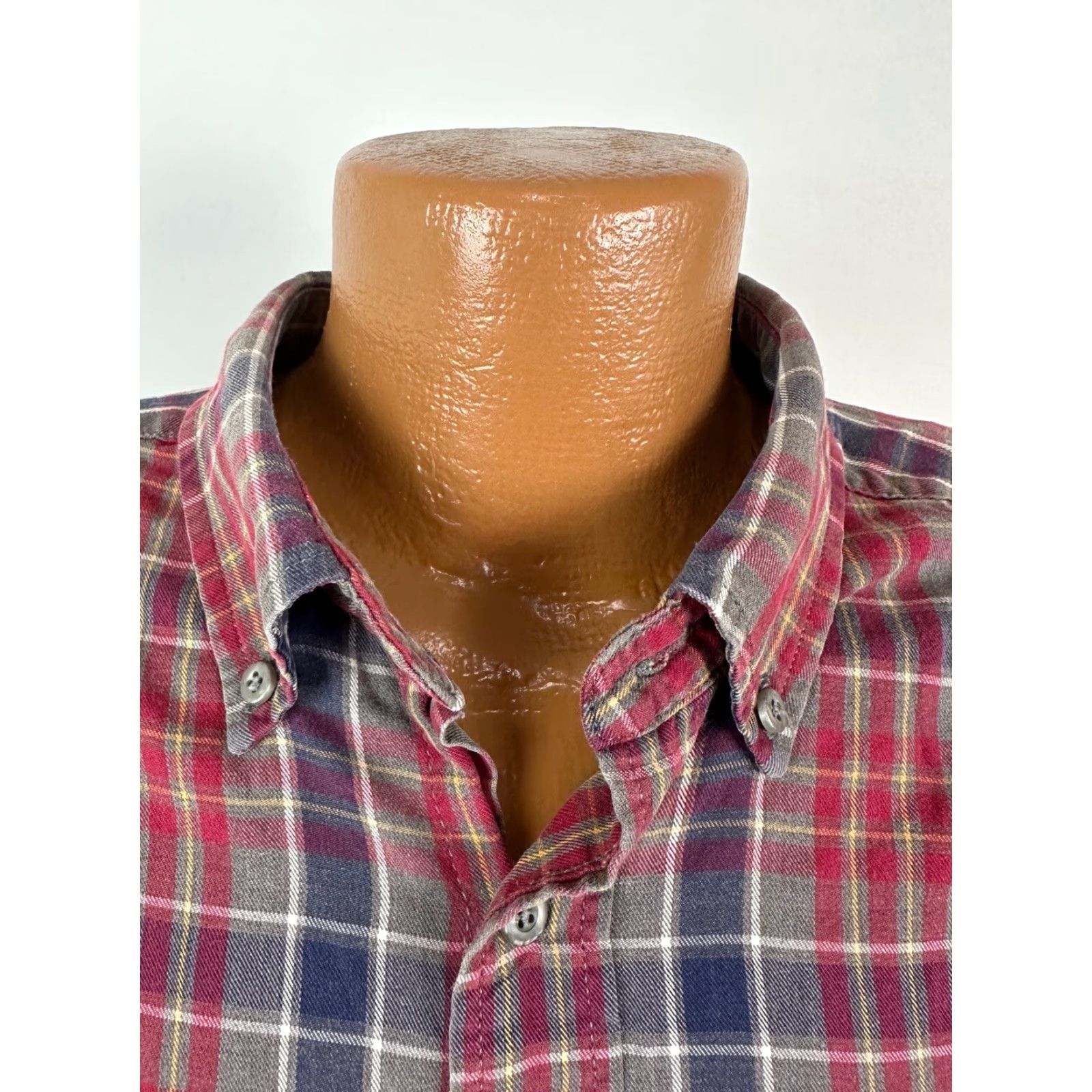 Dockers VINTAGE Dockers Button-Down Shirt Men's 2XL Tall Plaid Gray 90s Casual Outdoor Size US XXL / EU 58 / 5 - 4 Thumbnail