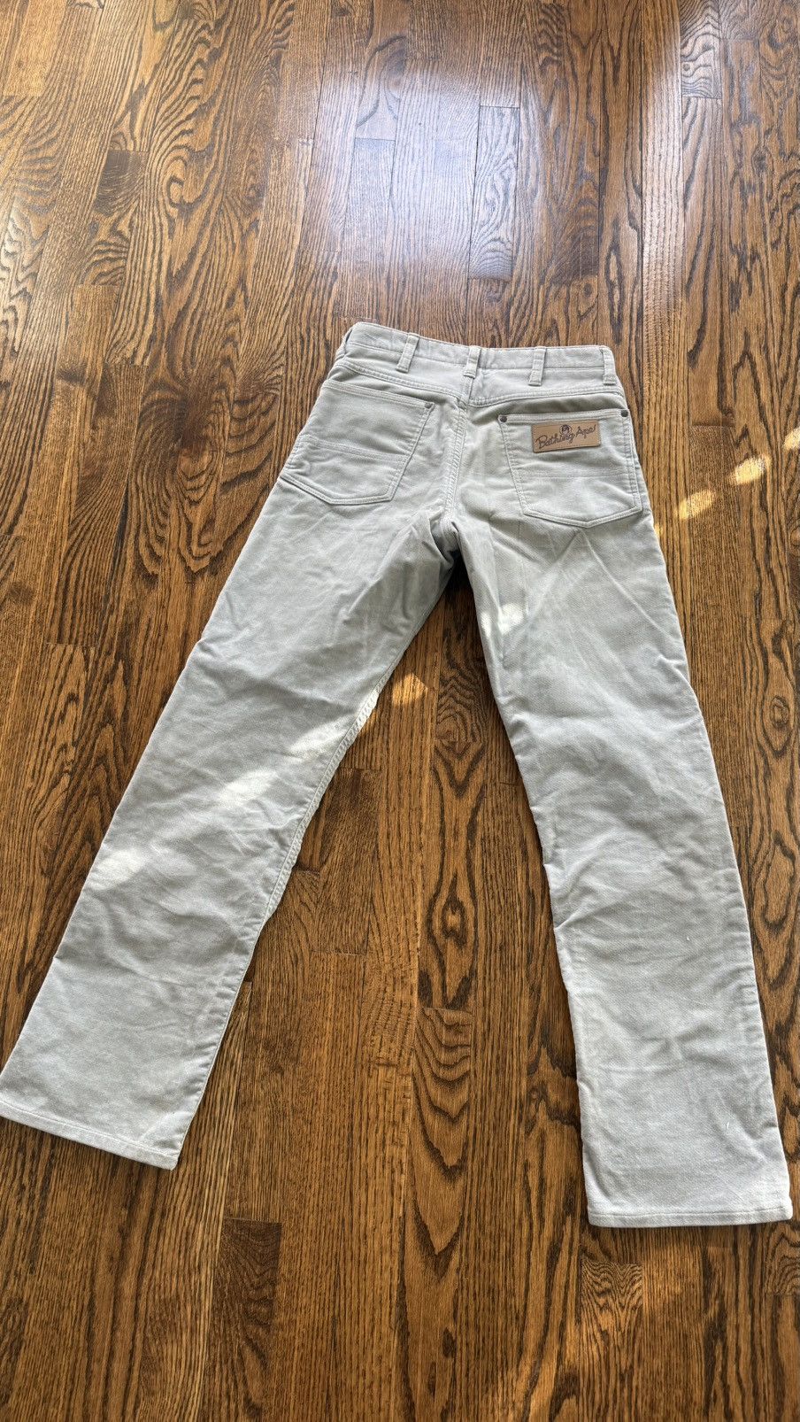 Bape Bathing ape velour leather patch denim ss00 Size US 27 - 2 Thumbnail