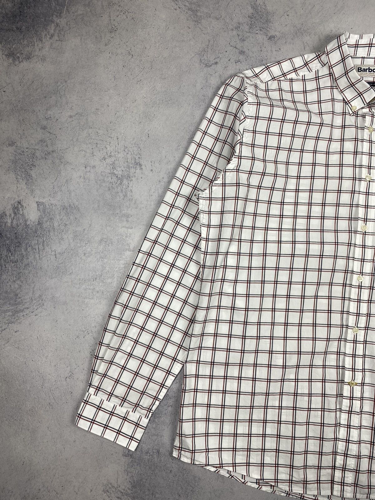 Barbour Barbour Checkered Long Sleeve Button Up Shirt Size US XL / EU 56 / 4 - 5 Thumbnail