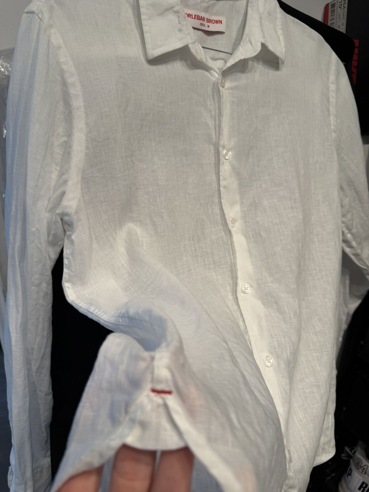 Orlebar Brown Orlebar Brown White Linen Shirt Size US M / EU 48-50 / 2 - 5 Thumbnail