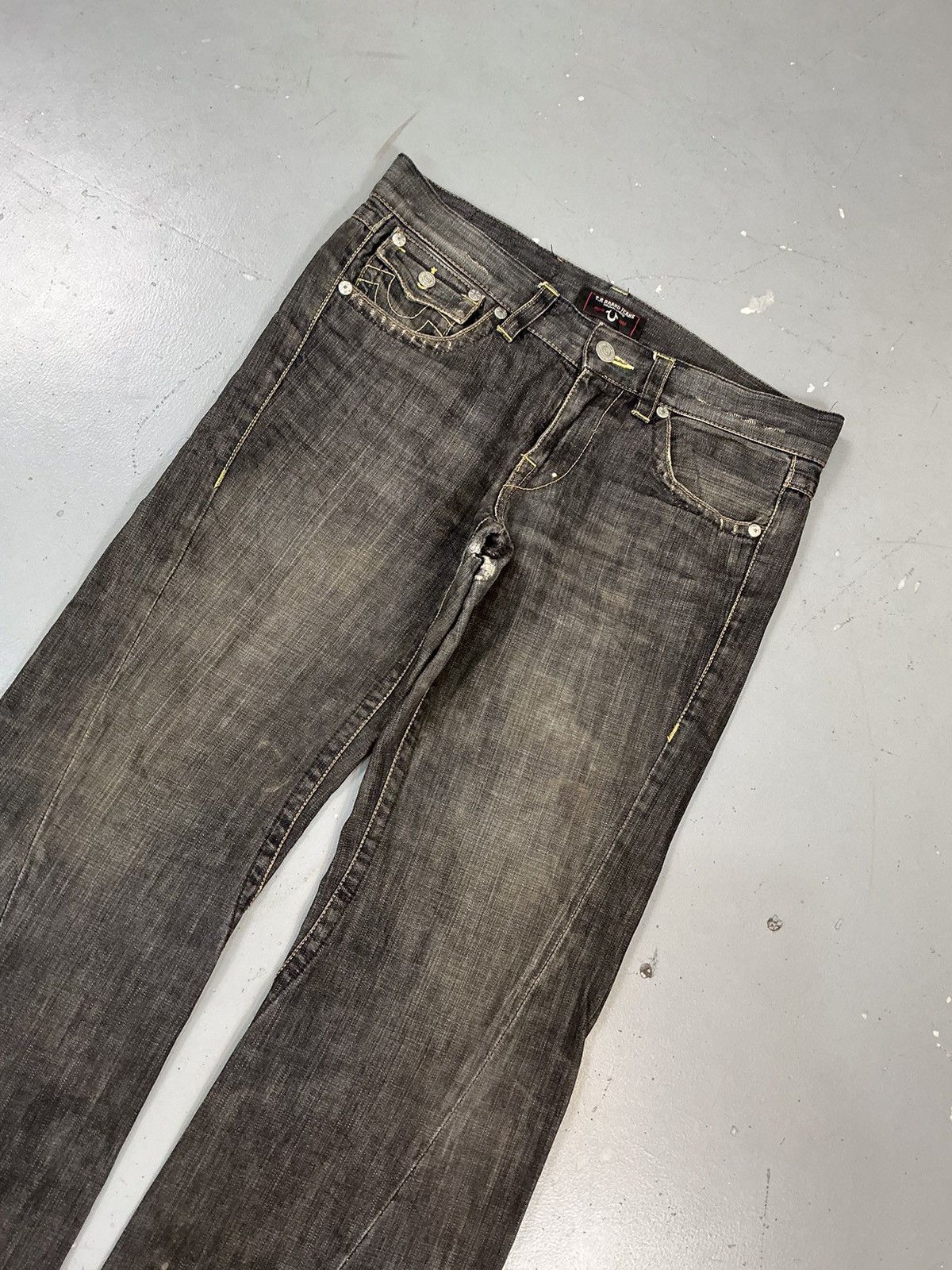 Designer × Vintage Vintage T R brand jeans straight denim Size US 36 / EU 52 - 5 Thumbnail