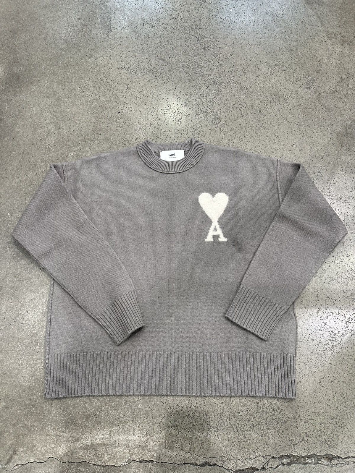 AMI - ADC Crewneck Sweater Ash