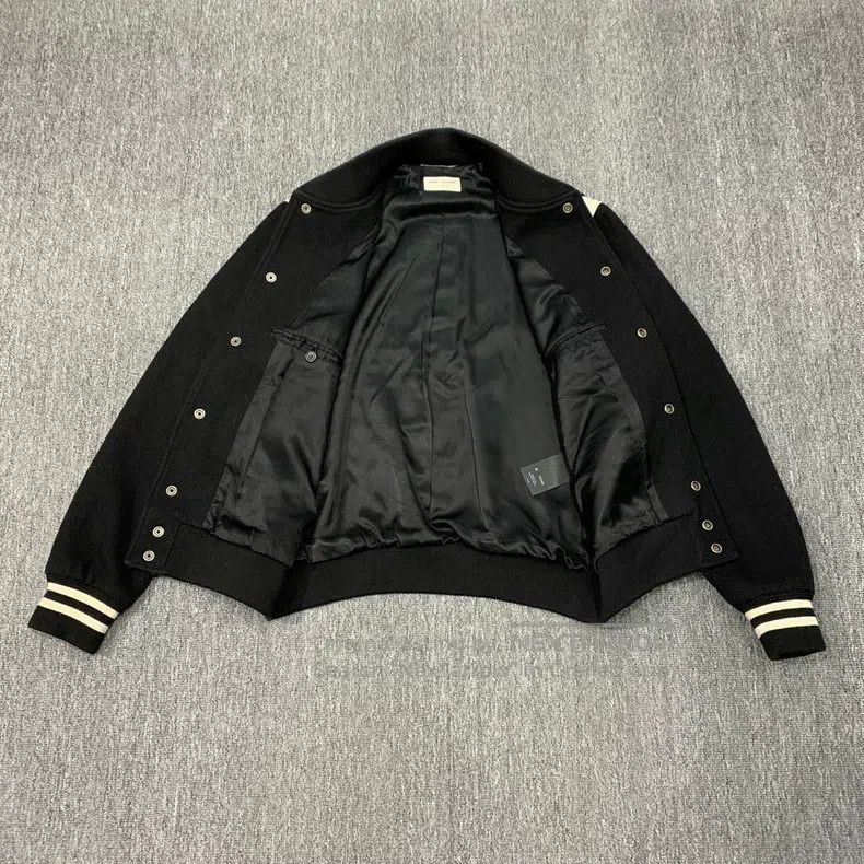 Saint Laurent Paris Saint Laurent Paris Black and White Patchwork Leather Base Size US M / EU 48-50 / 2 - 6 Thumbnail