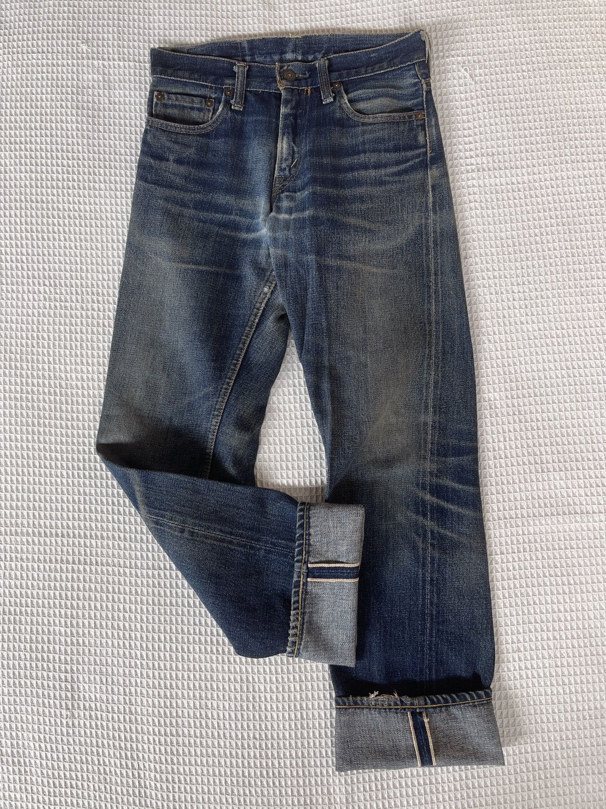 Denime Rare🔥Vintage DENIME Japan Selvedge Jeans Size US 28 / EU 44 - 7 Thumbnail