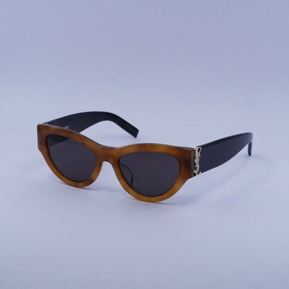 Saint Laurent Paris Saint Laurent SL M94/F 004 Sunglasses Havana/Black Cat Eye Size ONE SIZE - 1 Thumbnail