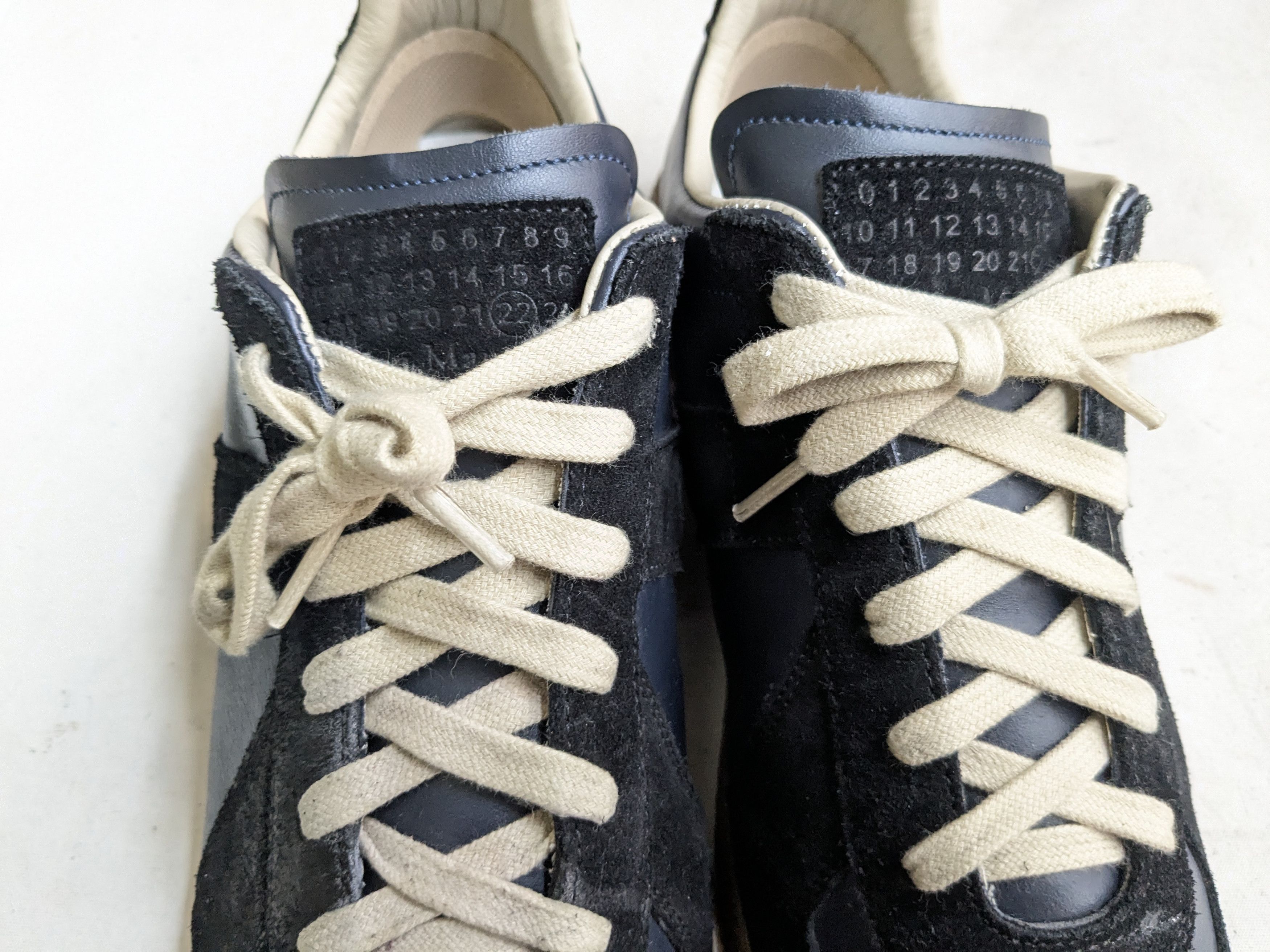 Maison Margiela Maison Margiela Replica GAT Navy Blue 10 43 Low Tops Size US 10 / EU 43 - 8 Thumbnail