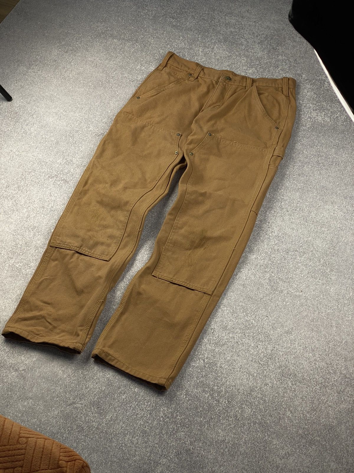 Carhartt Vintage Carhartt Double Knee Denim Work Pants Size US 32 / EU 48 - 4 Thumbnail