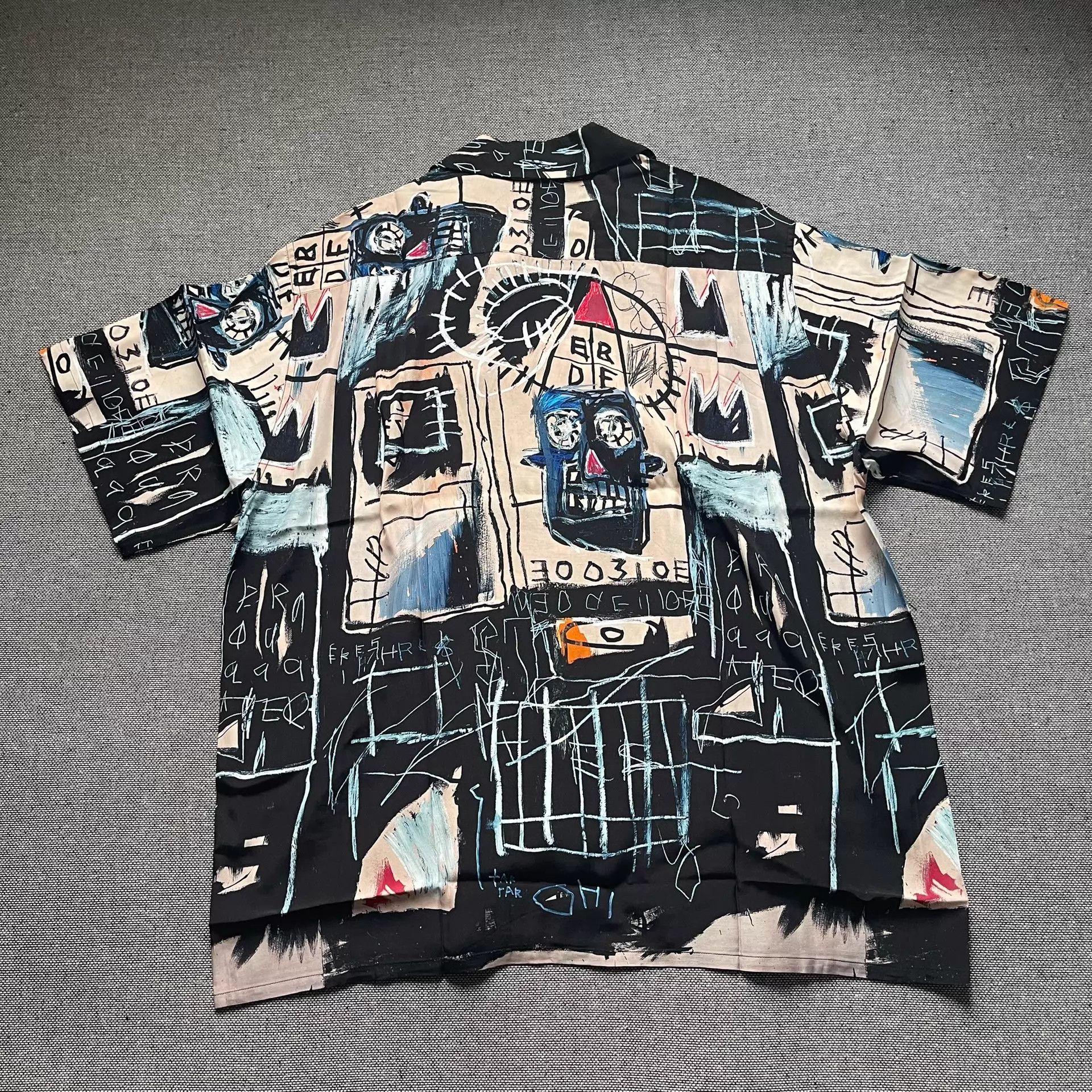 Wacko Maria Wacko Maria x Basquiat Short Sleeve Hawaiian Shirt Size US L / EU 52-54 / 3 - 2 Thumbnail