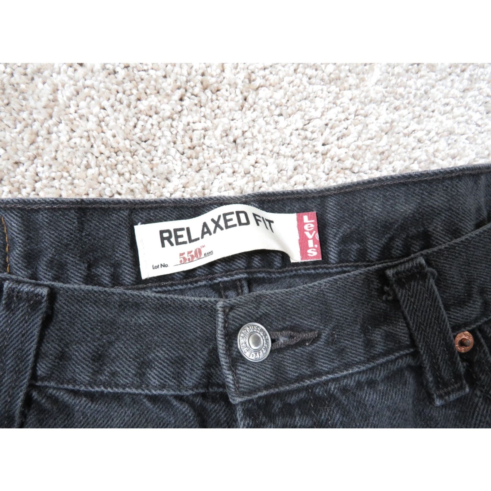 Levi's VINTAGE Levi's 550 Jeans Denim Blue 34x29 Slim Straight Men Regular Inseam Medium Wash Modern Vintage 90s Mens Size US 34 / EU 50 - 5 Thumbnail