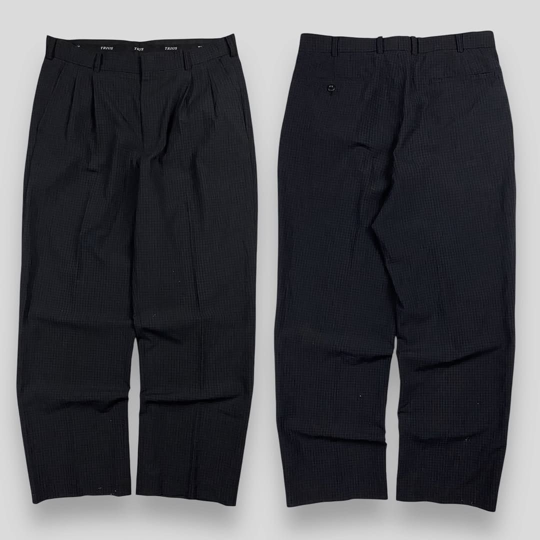 Japanese Brand × Vintage Work / Smart Pants by Trius “Checked” Size US 31 - 4 Thumbnail