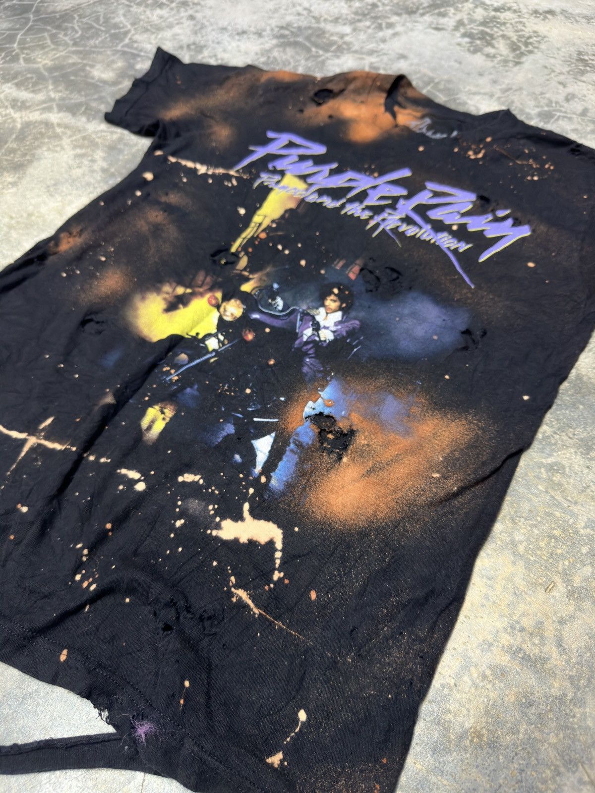 Band Tees × Prince Distressed Vintage Style Prince Purple Rain Very Rare Size US M / EU 48-50 / 2 - 6 Thumbnail