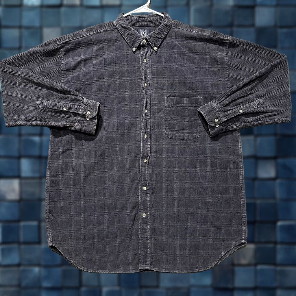 All Blues Field Gear Shirt Mens 2XLT XXL Tall Blue Corduroy Button Down Long Sleeve EUC Size US XXL / EU 58 / 5 - 1 Thumbnail