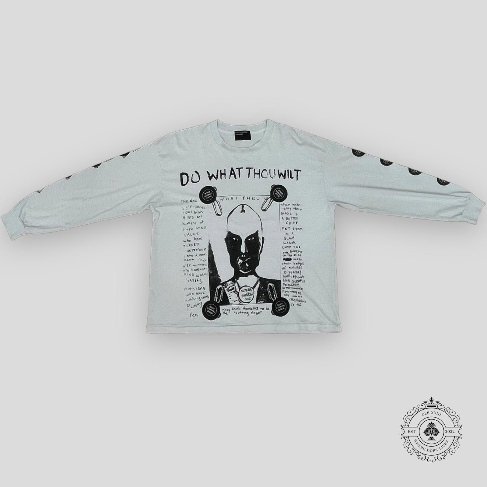 Enfants Riches Deprimes Enfants Riches Déprimés Do What Thou Wilt LS White - Medium Size US M / EU 48-50 / 2 - 1 Thumbnail