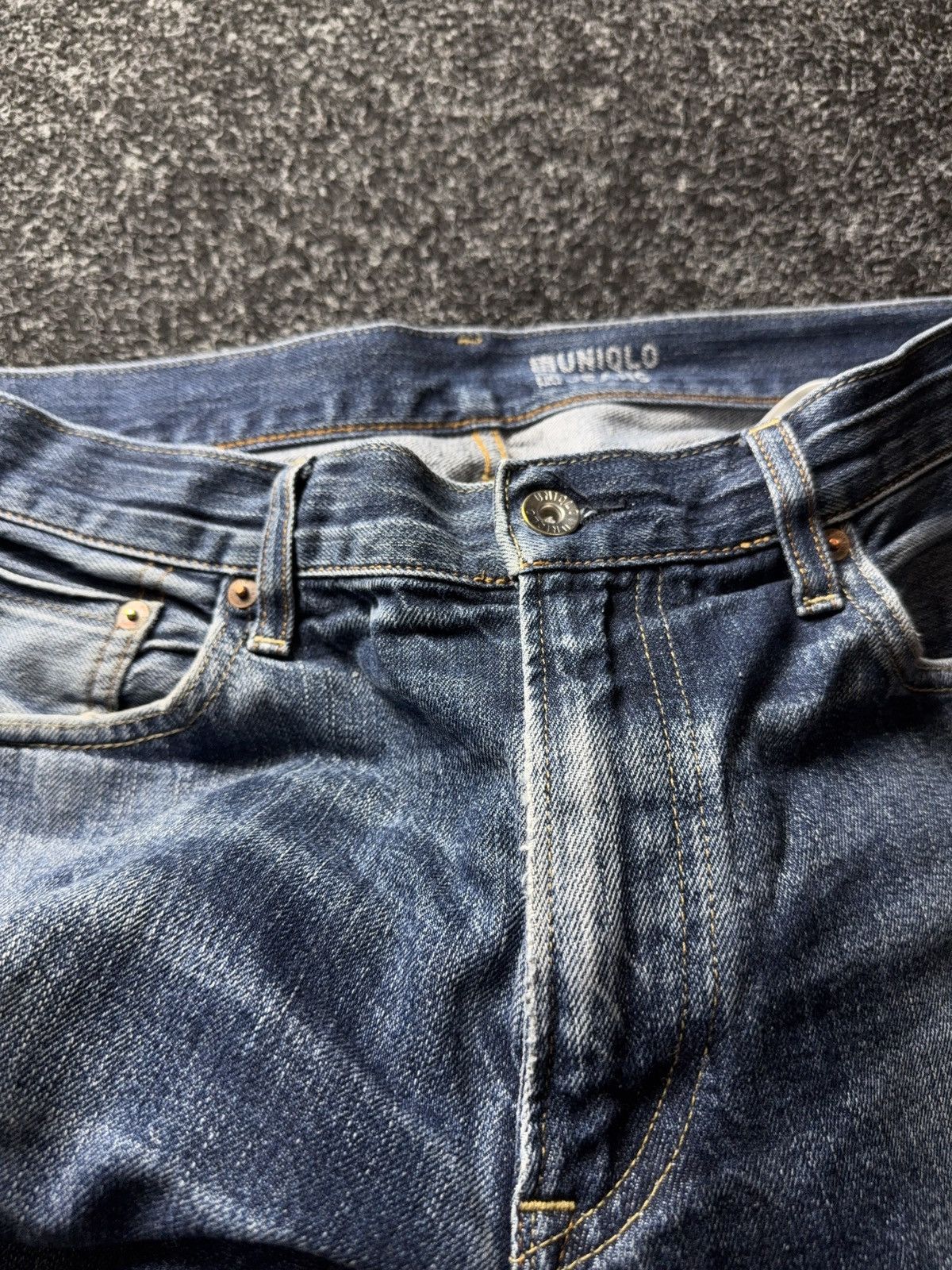 Uniqlo Japanese 00s Y2K UNIQLO Selvedge Regular Fit Jeans Size US 32 / EU 48 - 10 Thumbnail
