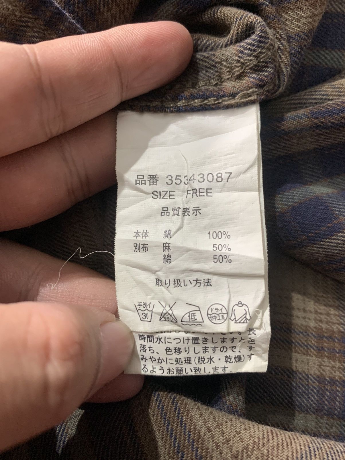 GOA GOA LGB Japanese Brand Plaid Hooded Western Flannel Size US M / EU 48-50 / 2 - 5 Thumbnail