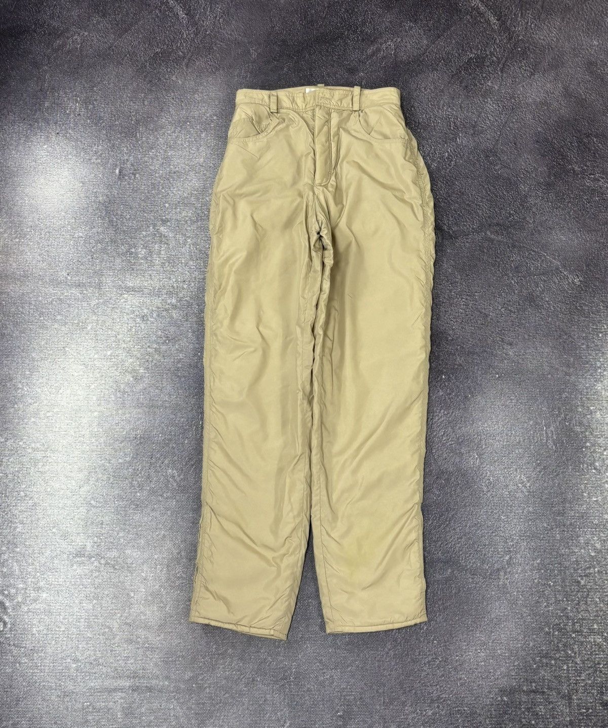 Aspesi Alberto Aspesi Women’s Rare Beige Italian Luxury Nylon Pants Size 27" / US 4 / IT 40 - 1 Thumbnail