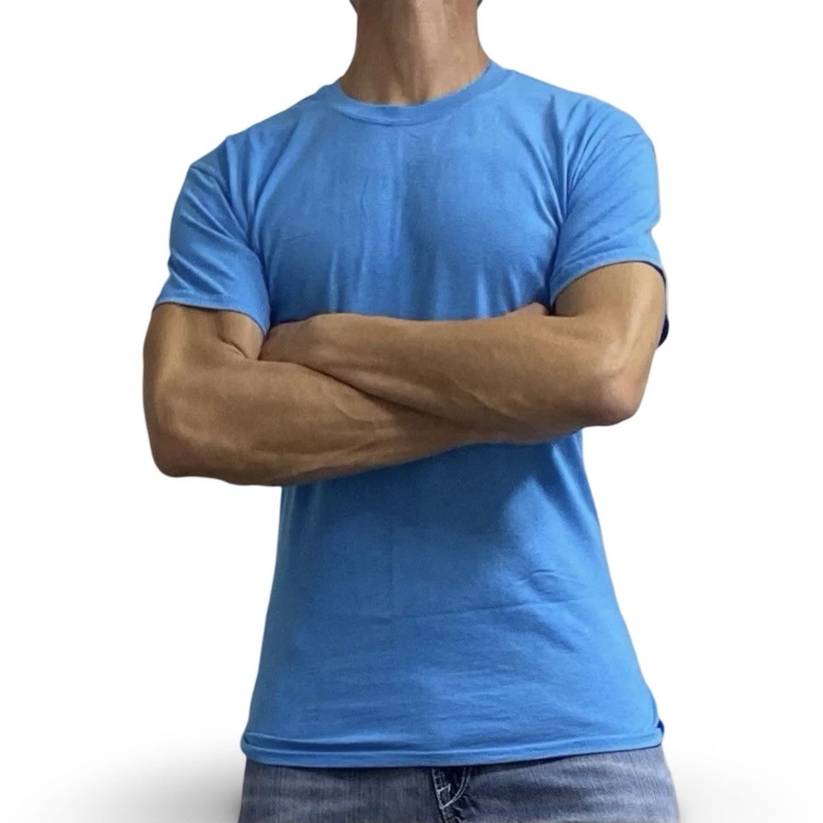 Gildan Gildan Blue T Shirt Size Large Size US L / EU 52-54 / 3 - 1 Thumbnail