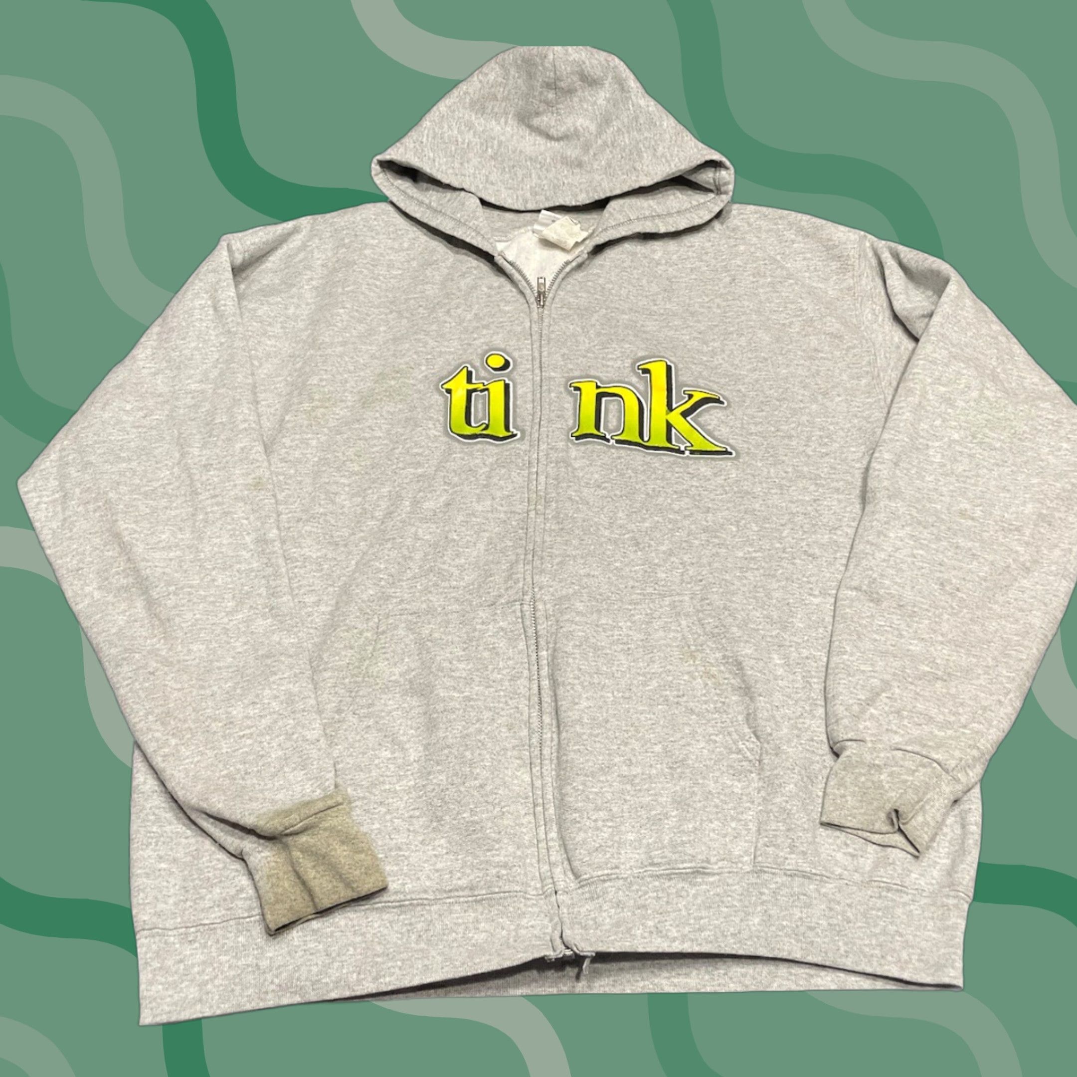 Disney VINTAGE Disney Tinkerbell Full Zip Hoodie Mens L Gray Character Sweatshirt K2 Size US L / EU 52-54 / 3 - 1 Thumbnail