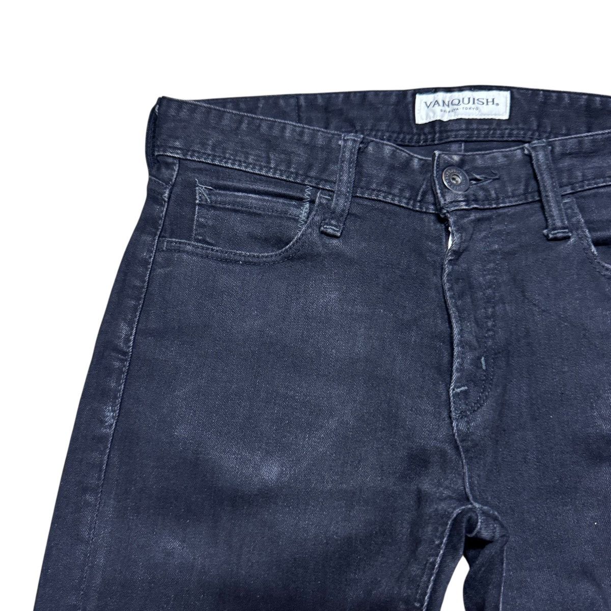 Vanquish Vanquish Black Denim Skinny Jeans Grunge Size US 30 / EU 46 - 4 Thumbnail