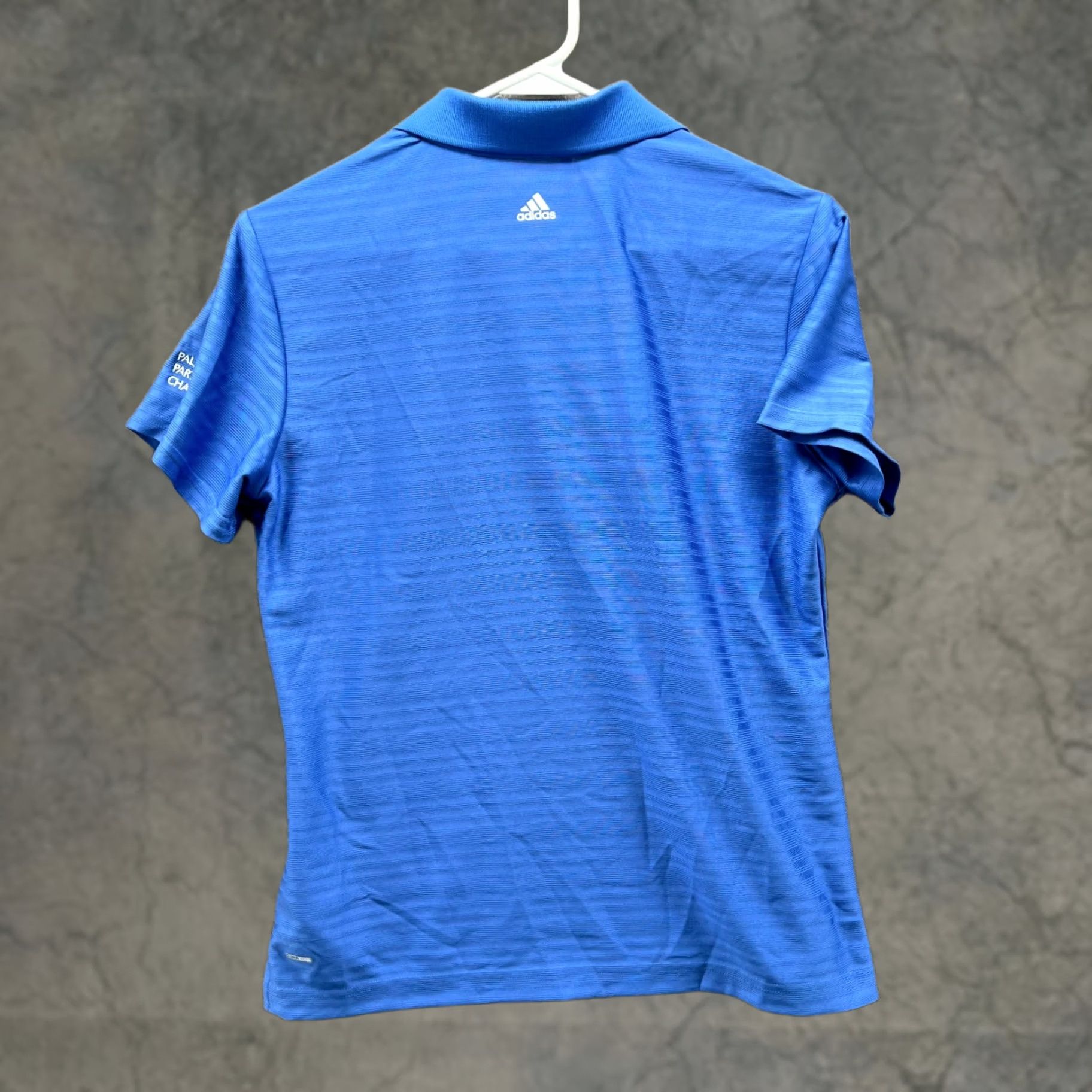 Adidas Adidas Polo Shirt Womens Medium Blue Stripes Polo Shirt Womens M Blue Stripes Preppy Climacool Palmer Golf Club Mens? Size M / US 6-8 / IT 42-44 - 1 Thumbnail