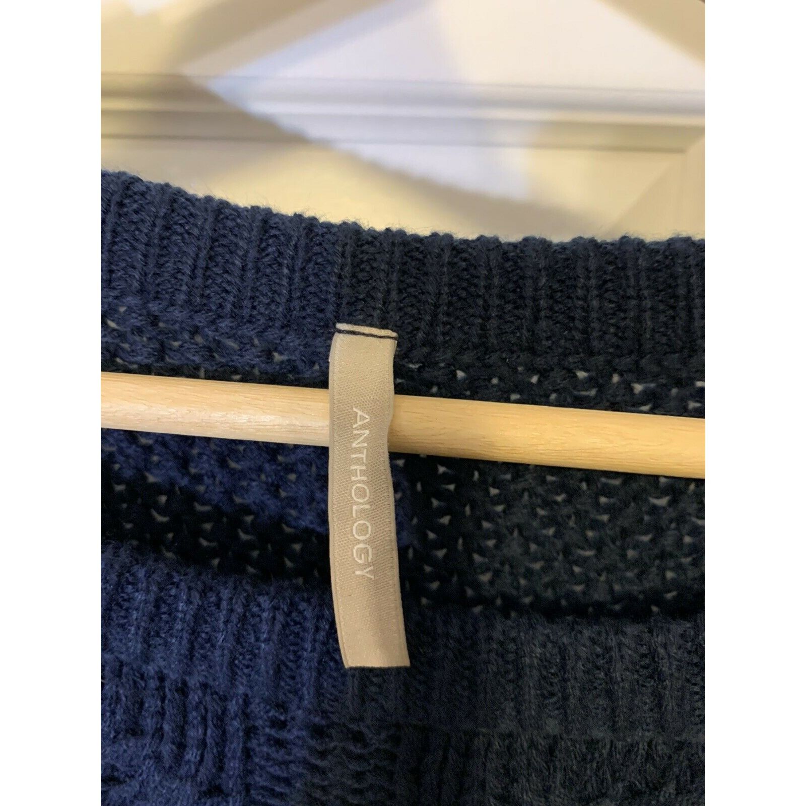 Other Anthology Blue Women's Sz 16-18 Pullover Sweater Cable Size XXL / US 16-18 / IT 52-54 - 4 Thumbnail