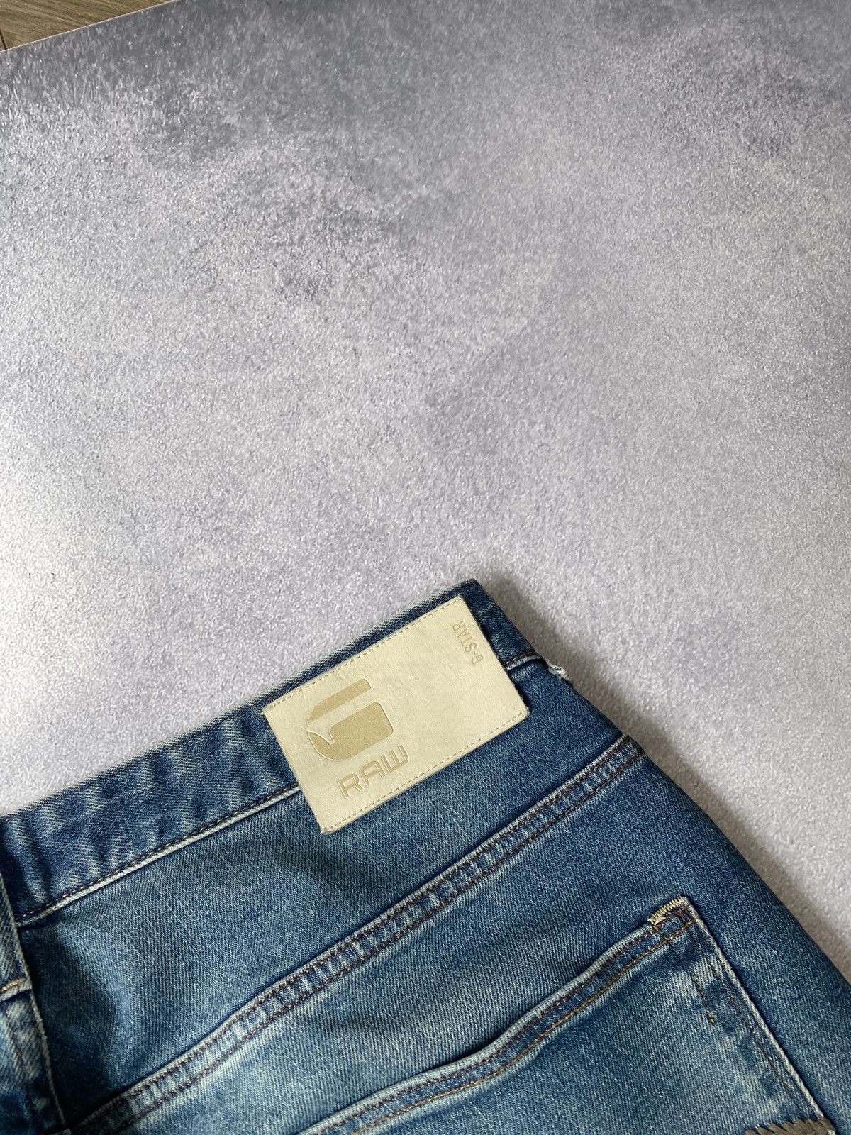 G-Star × Vintage Vintage G Star Raw PatchWork denim blue jeans Size US 33 - 15 Thumbnail