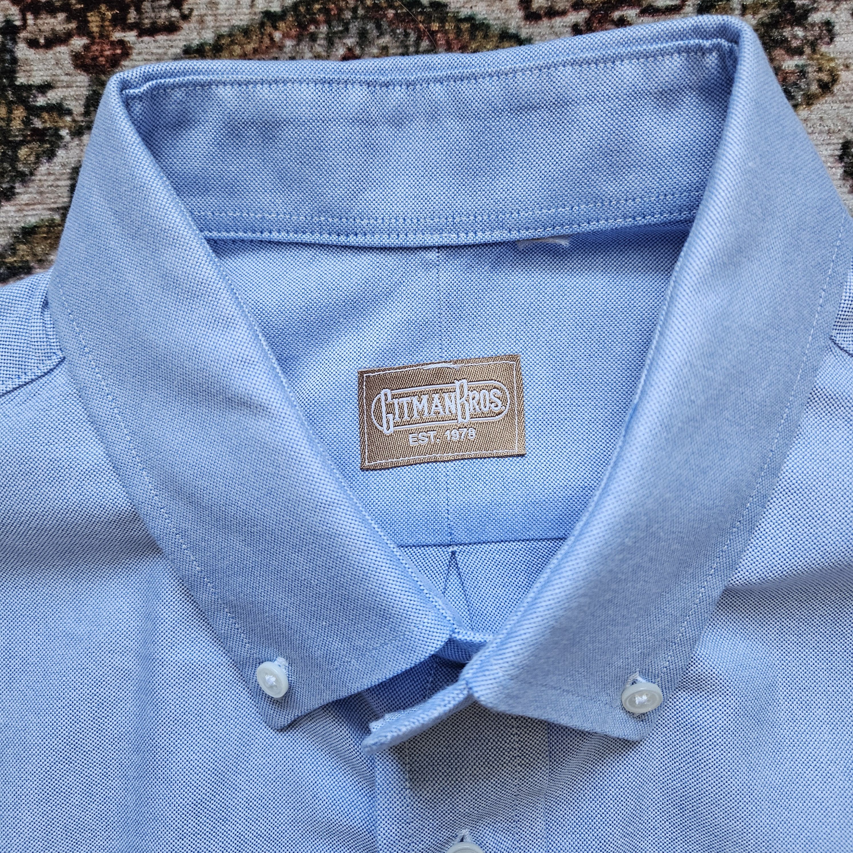 Gitman Bros Blue Oxford