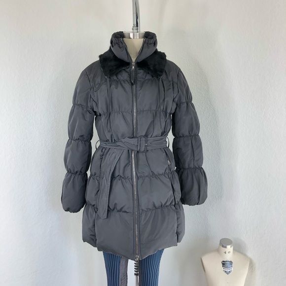 Prada PRADA Down Puffer Belted Coat Raccoon Fur Hood Jacket Size M / US 6-8 / IT 42-44 - 15 Thumbnail